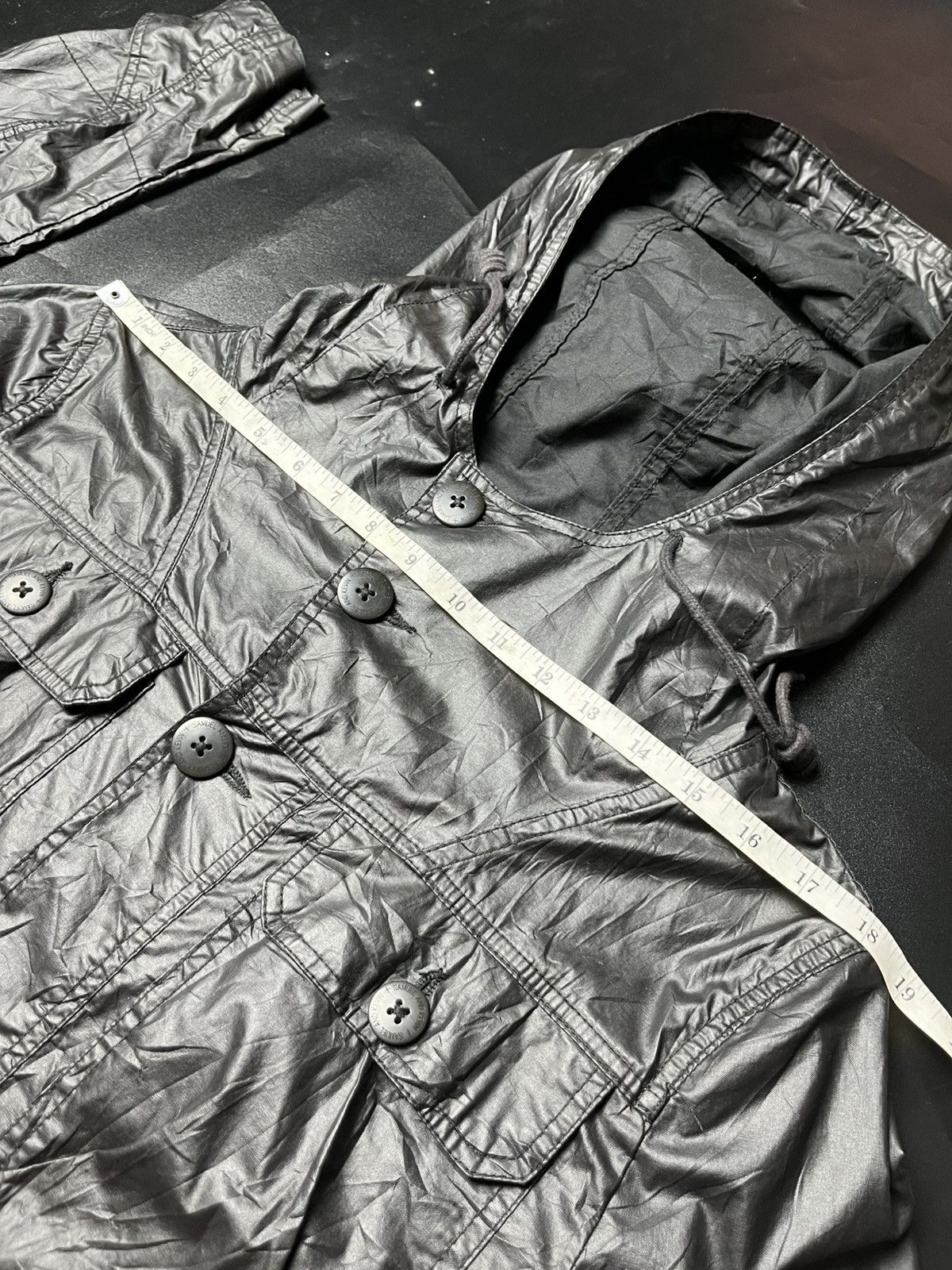 If Six Was Nine Shine Jacket True Black by Samuel And Kevin Size US L / EU 52-54 / 3 - 14 Thumbnail