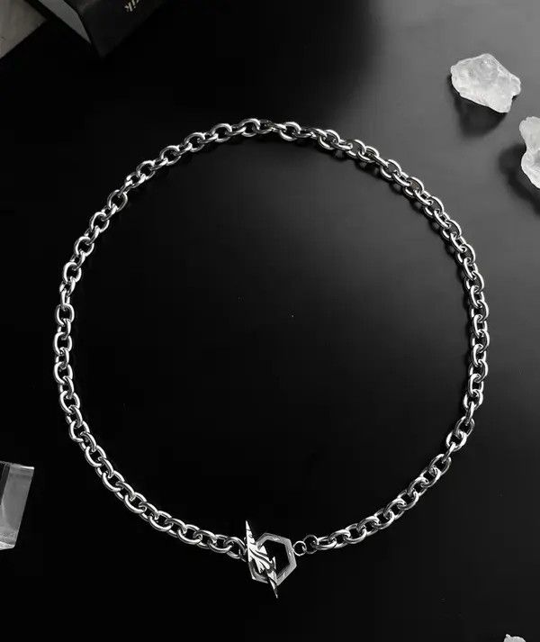 Japanese Brand Retro punk necklace Size ONE SIZE - 4 Thumbnail
