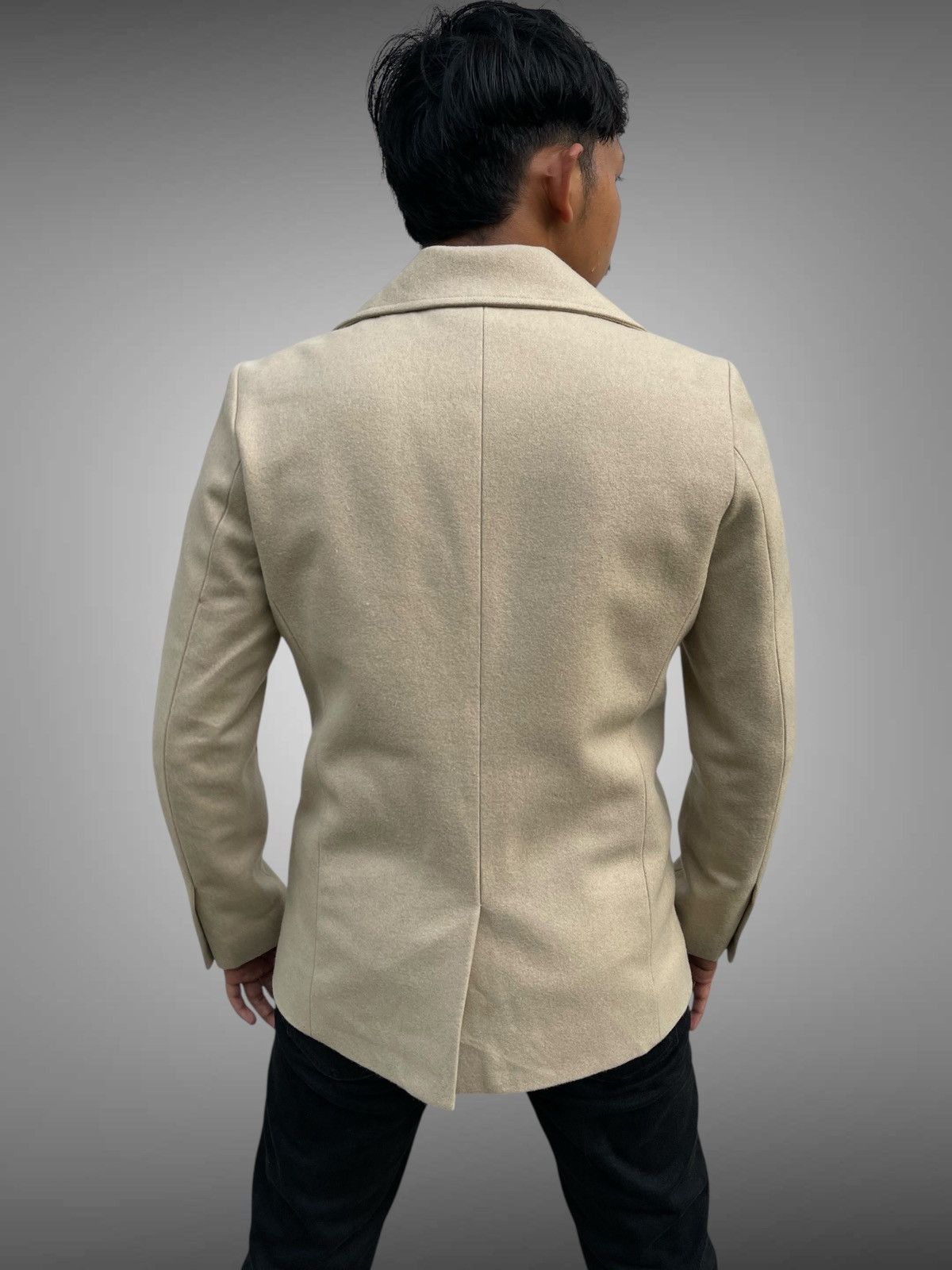 GOSTAR DE FUGA GOSTAR DE FUGA MEN'S WOOL SHAWL-COLLAR SUIT JACKET Size US S / EU 44-46 / 1 - 2 Thumbnail
