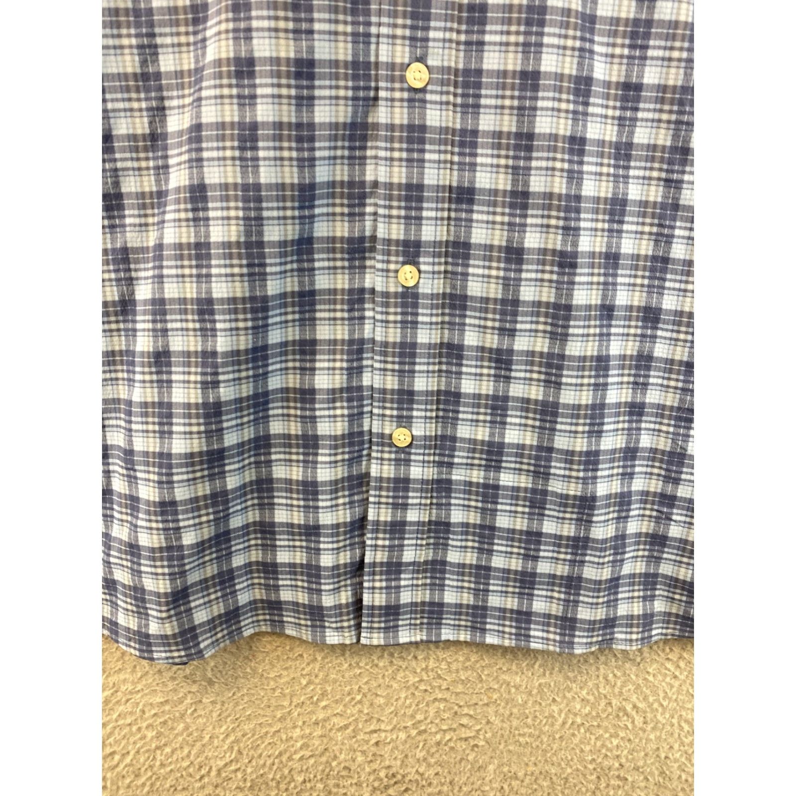 Vineyard Vines VINEYARD VINES Men’s Button-Up Shirt L Blue Check Whale Logo Long Sleeve Casual Fall Spring Winter Size US L / EU 52-54 / 3 - 3 Thumbnail