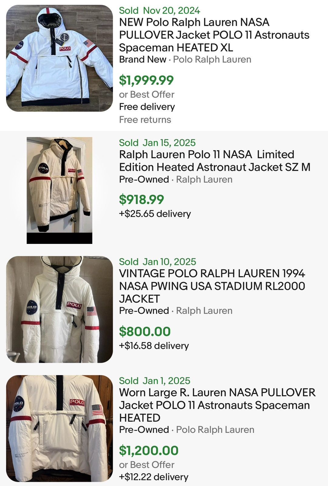 Ralph Lauren Ralph Lauren NASA Jacket Size US M / EU 48-50 / 2 - 6 Thumbnail