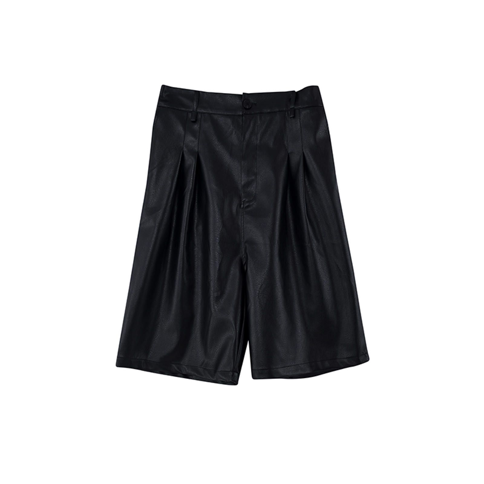 Leather Black Faux Leather Shorts Size US 32 / EU 48 - 5 Thumbnail
