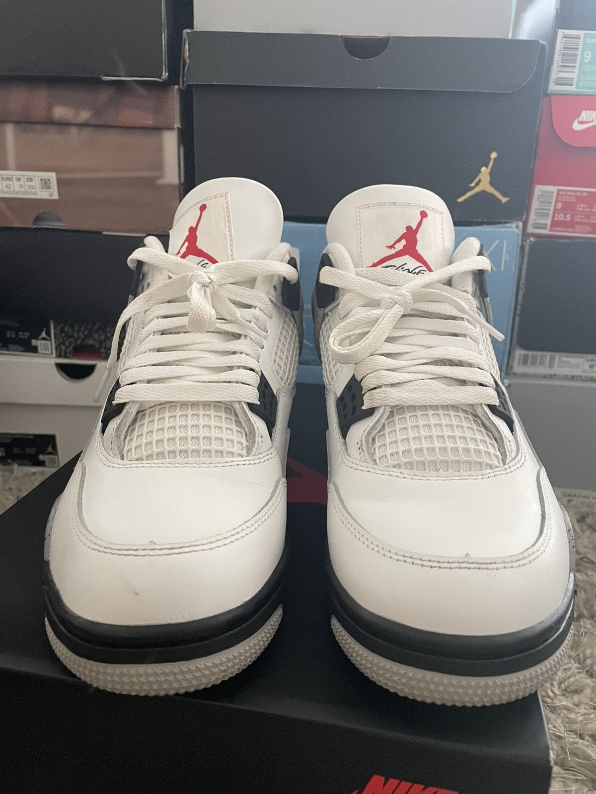 Jordan Brand Jordan 4 White Cement Size US 9 / EU 42 - 4 Thumbnail