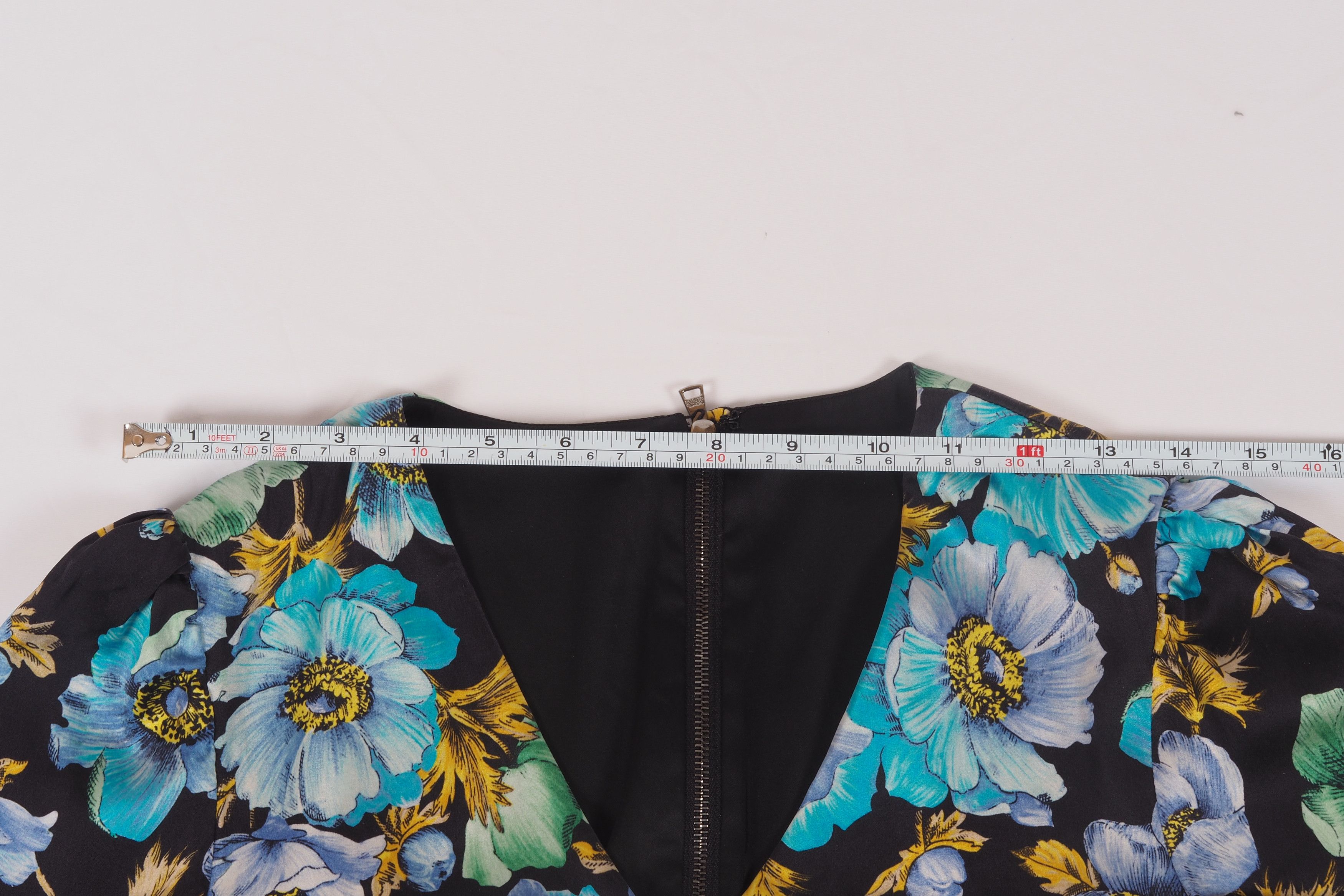 Dolce & Gabbana Dolce & Gabbana Vintage Silk Blue Floral Sheath Wiggle Dress Size M / US 6-8 / IT 42-44 - 13 Thumbnail