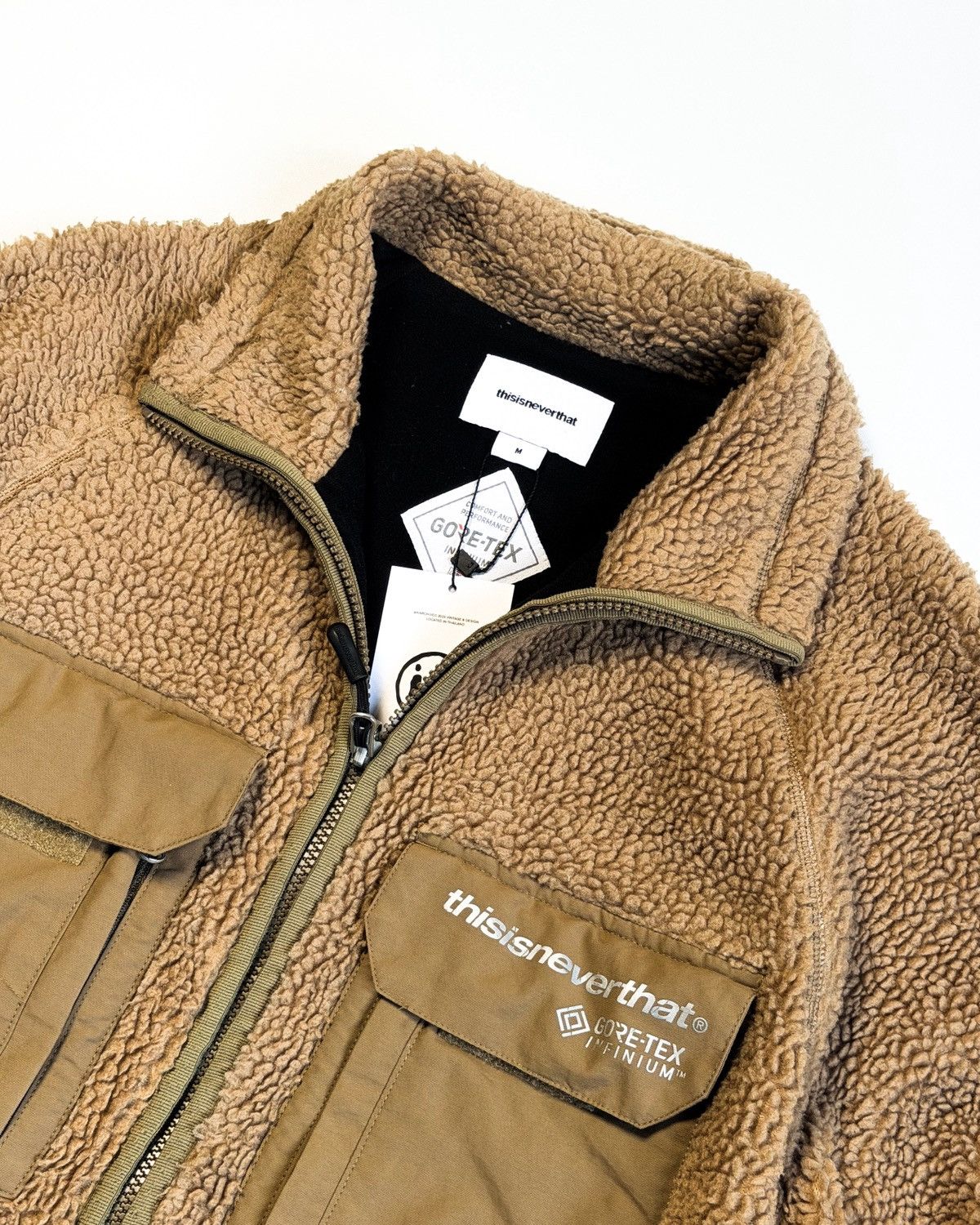 thisisneverthat Thisnaverthat Gore-Tex INFINIUM™ Sherpa Fleece Jacket Size US M / EU 48-50 / 2 - 2 Thumbnail