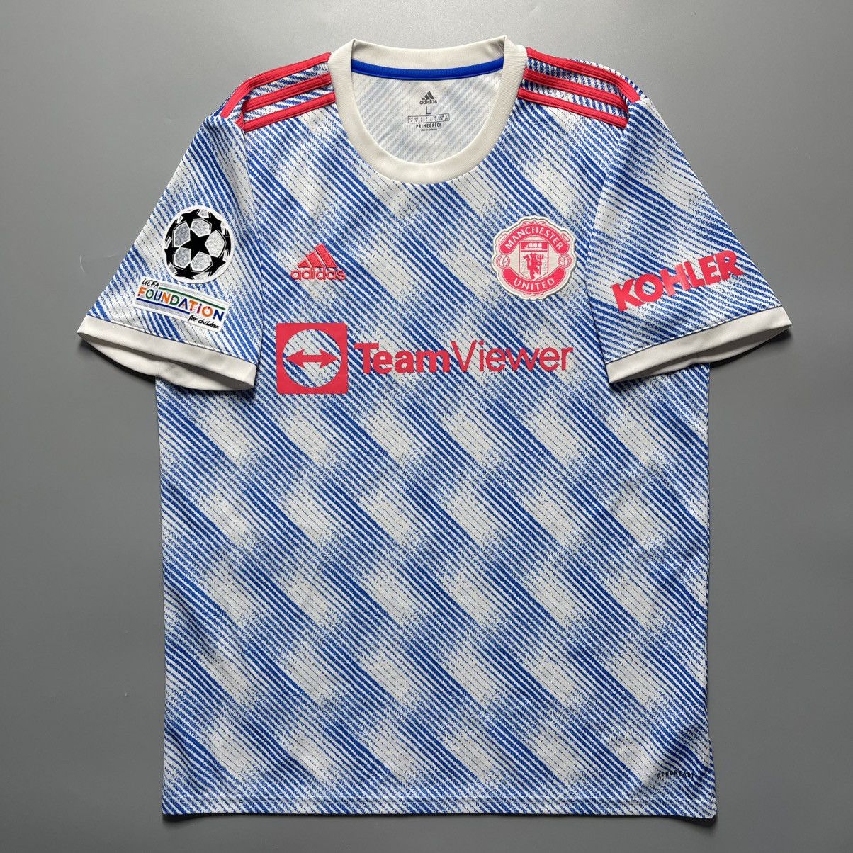 Adidas MANCHESTER UNITED ADIDAS 2021/2022 AWAY JERSEY #7 RONALDO Size US L / EU 52-54 / 3 - 2 Thumbnail
