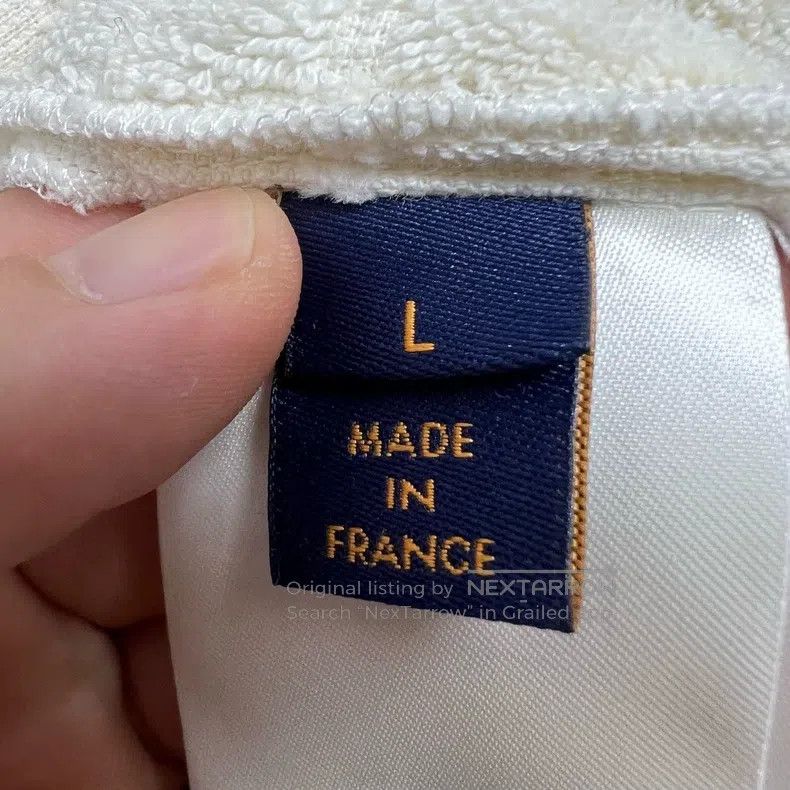Louis Vuitton Louis Vuitton SS25M White Jacquard Knit Full Logo Towel Sh Size US L / EU 52-54 / 3 - 5 Thumbnail