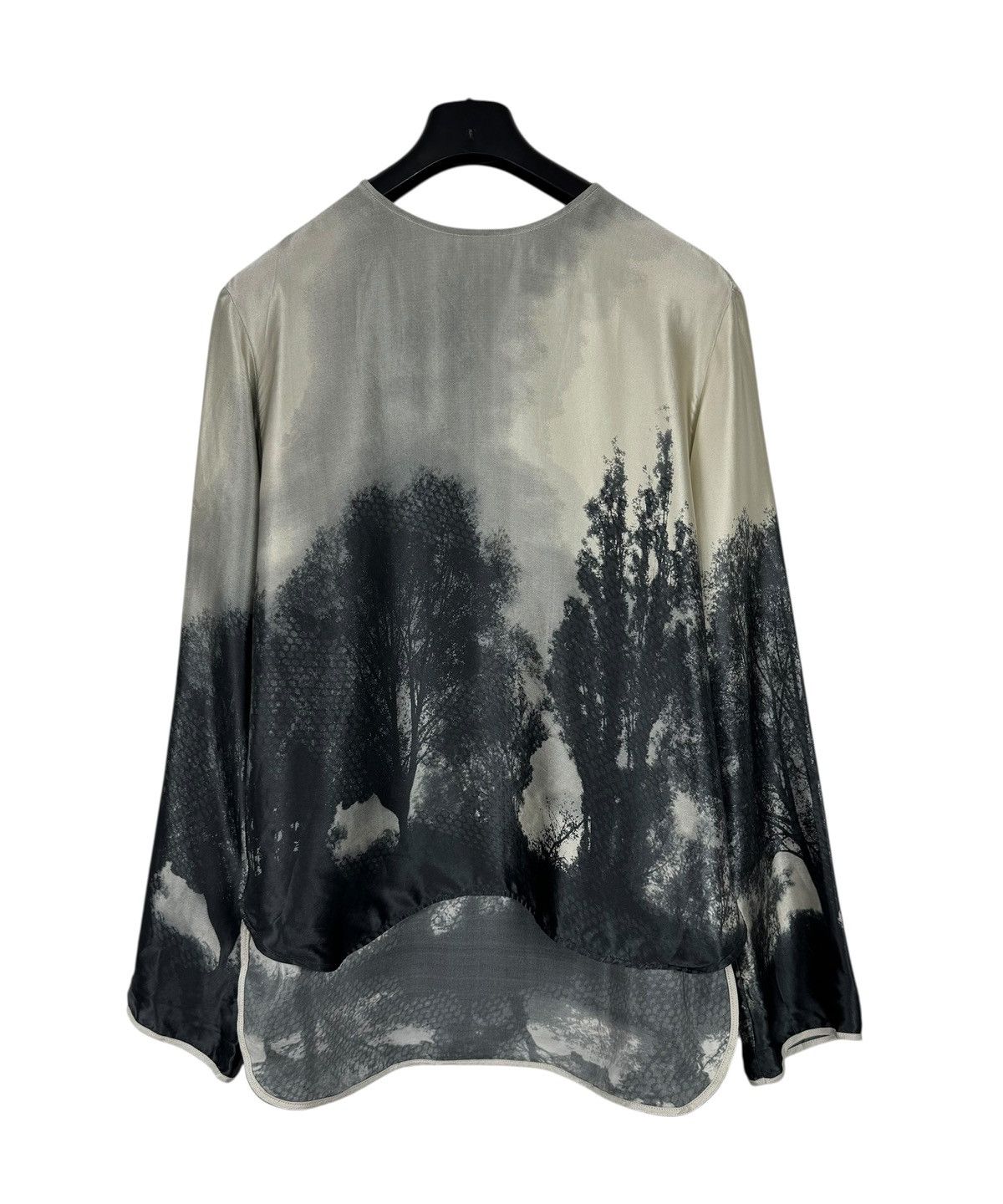 Stella McCartney Stella McCartney Silk Blouse Tree Printed Longsleeve size M Size M / US 6-8 / IT 42-44 - 10 Thumbnail