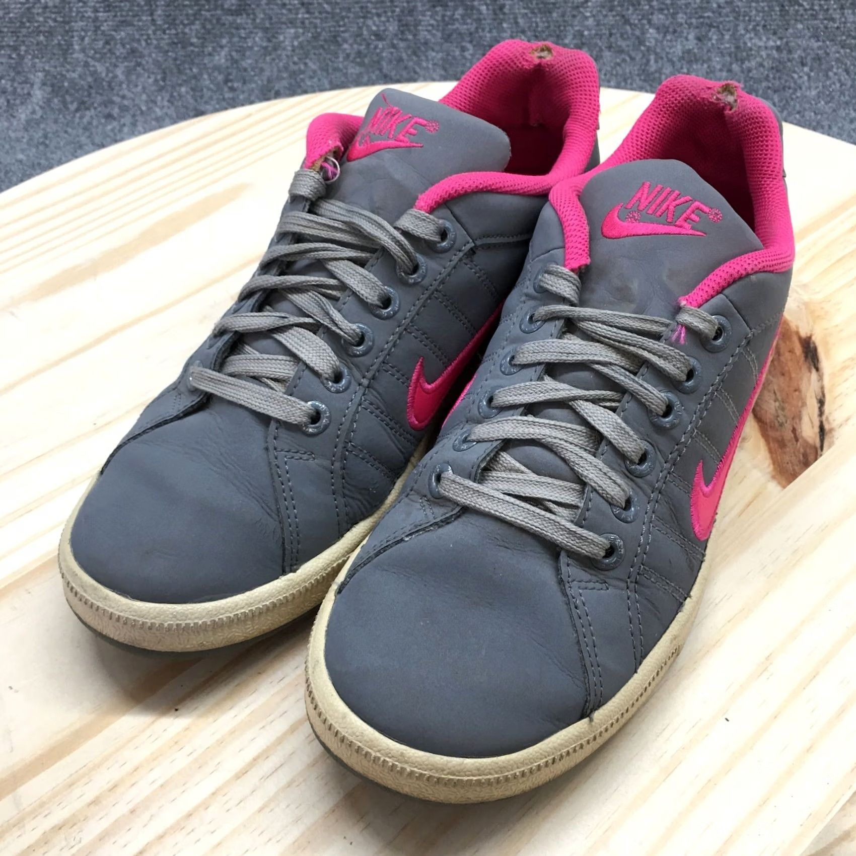 Nike Nike Sneaker Womens 9.5 Gray Court Traditions II Athletic Laced Up Casual Nike Court Shoes Women 9.5 Gray Size US 10 / IT 40 - 5 Thumbnail