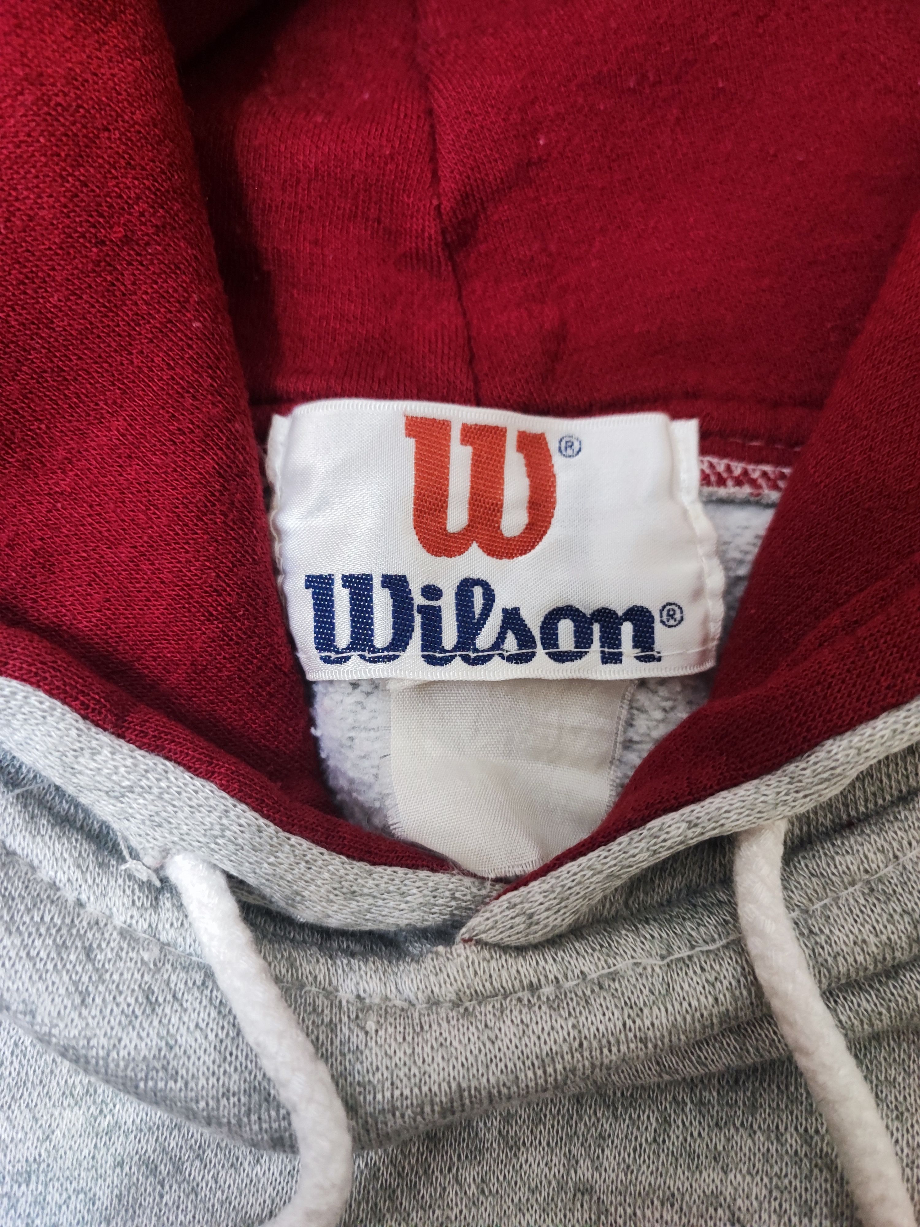 Vintage Rare! Vintage 80's Wilson Two Tone Raglan Hoodie Size US M / EU 48-50 / 2 - 9 Thumbnail