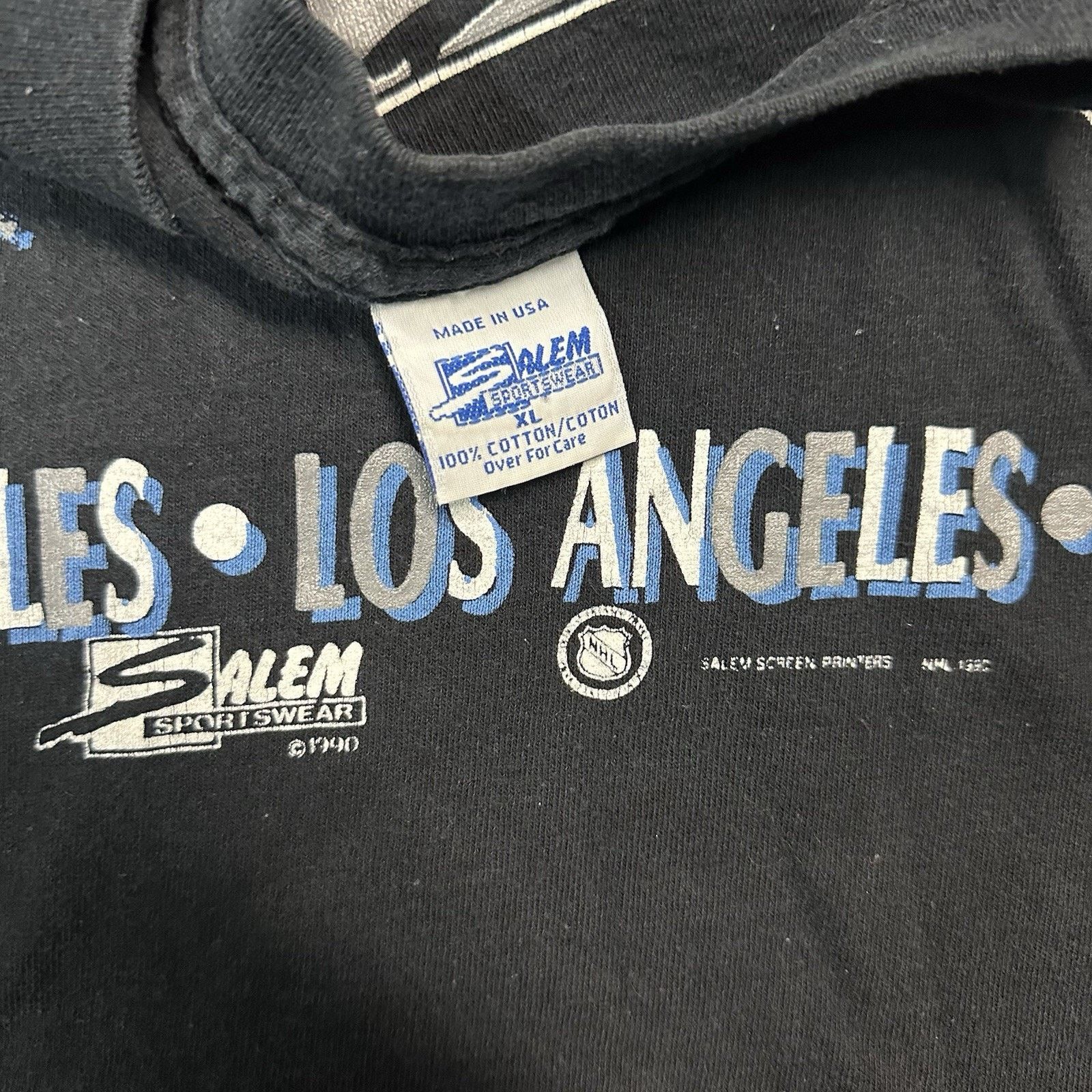 NHL × Salem Sportswear × Vintage Vintage 1992 Salem Los Angeles Kings Hockey AOP T-Shirt NHL Size US XL / EU 56 / 4 - 3 Thumbnail