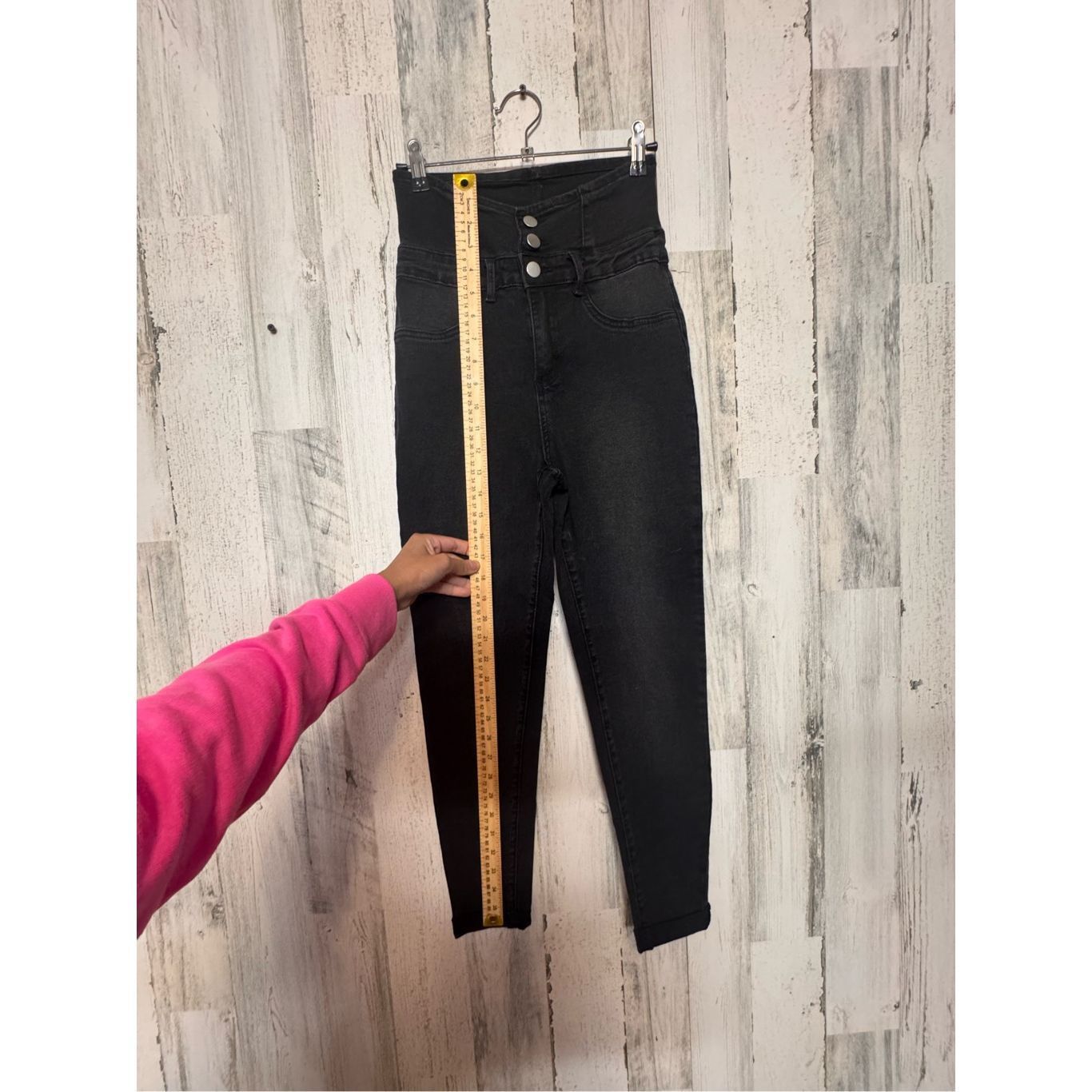 Other Shein Black High Waist Skinny Jeans – Size 26 Small Size 25" / US 0 / IT 36 - 9 Thumbnail