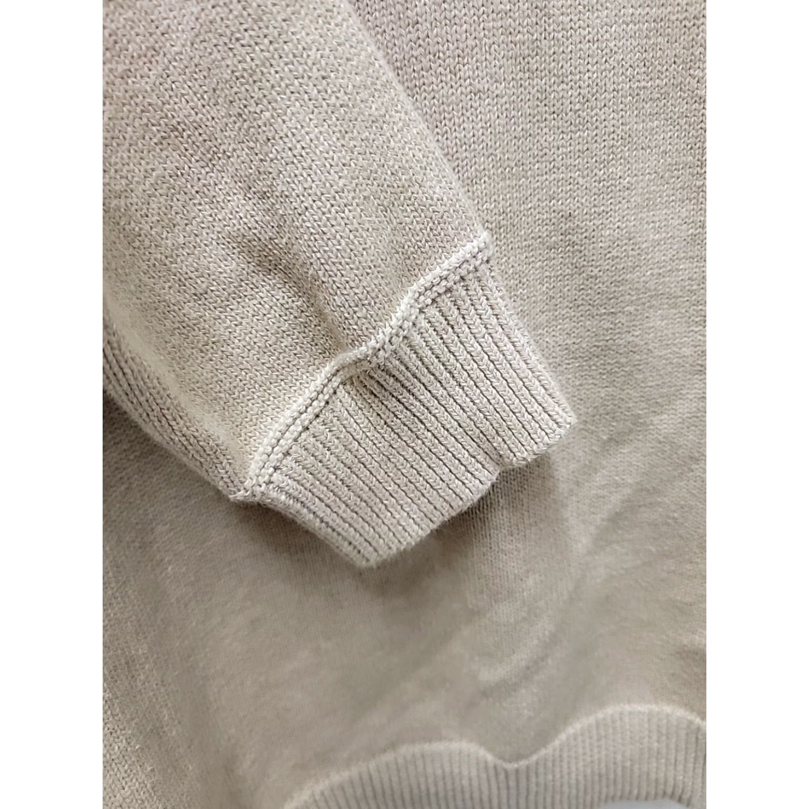 Polo Ralph Lauren Polo Ralph Lauren Mens Beige Pullover Sweater Sz L Long Sleeve Pony Size US L / EU 52-54 / 3 - 4 Thumbnail