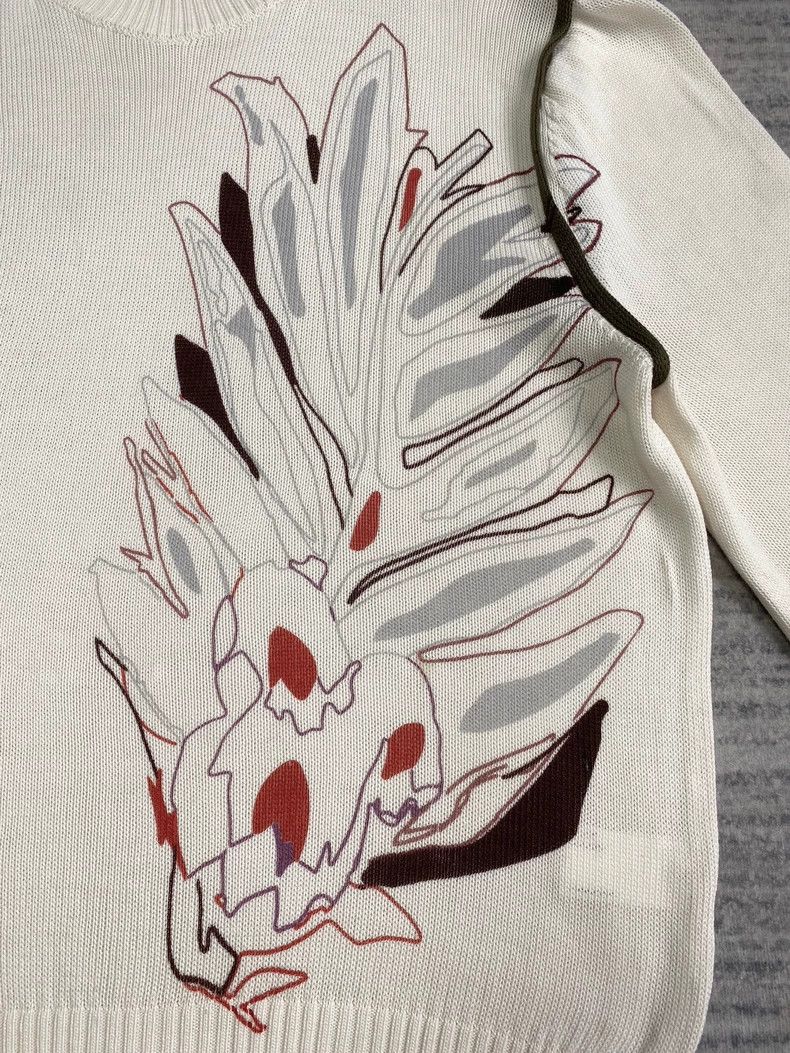 Kiko Kostadinov KIKO KOSTADINOV Colorful Graffiti Print Sweater with Flora Size US M / EU 48-50 / 2 - 5 Thumbnail