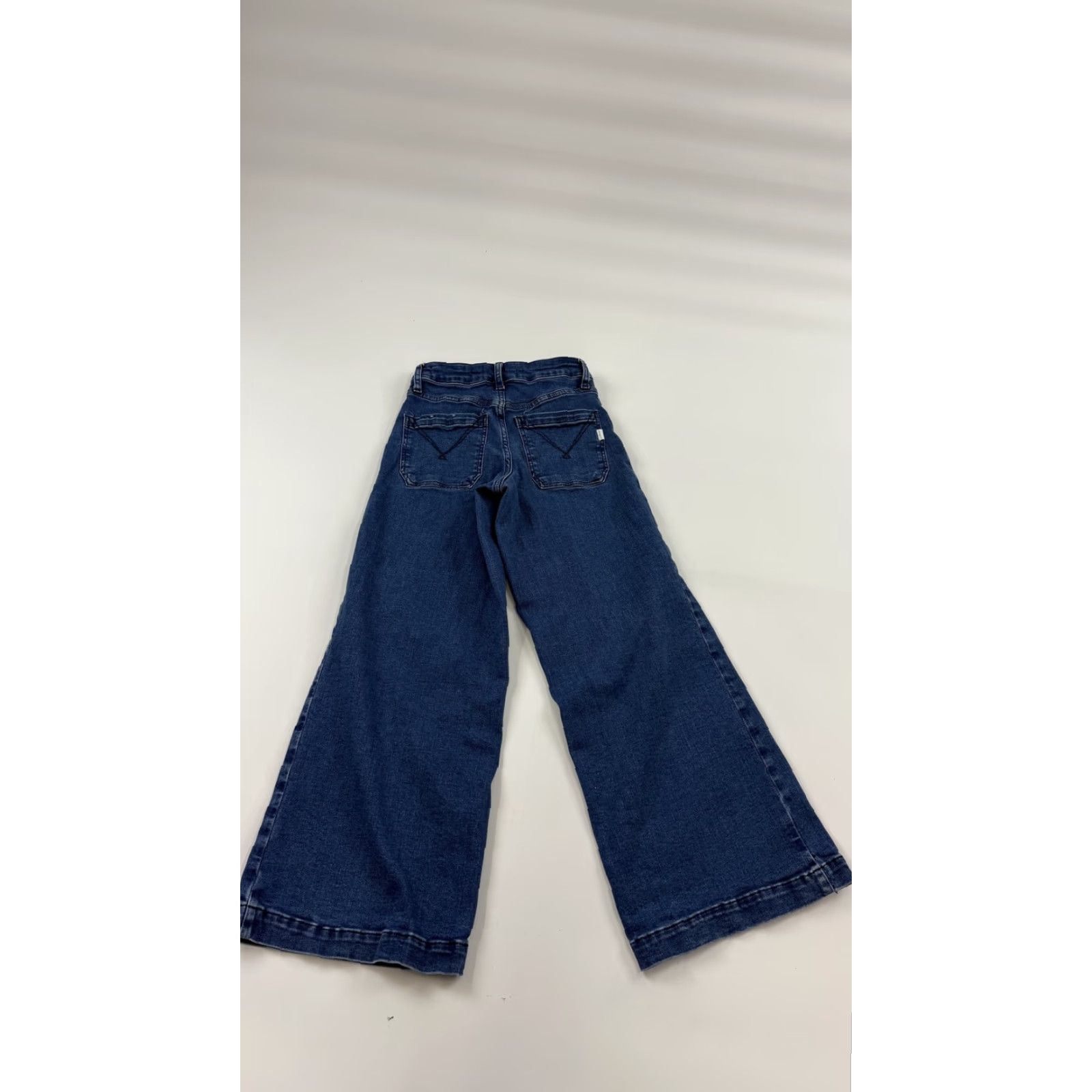 Nomad VINTAGE Voyageur Jeans Womens 24 Nomad Cropped Sailor Wide Leg High Rise Denim Pants Blue Shoot Size 42" / US 20 - 6 Thumbnail