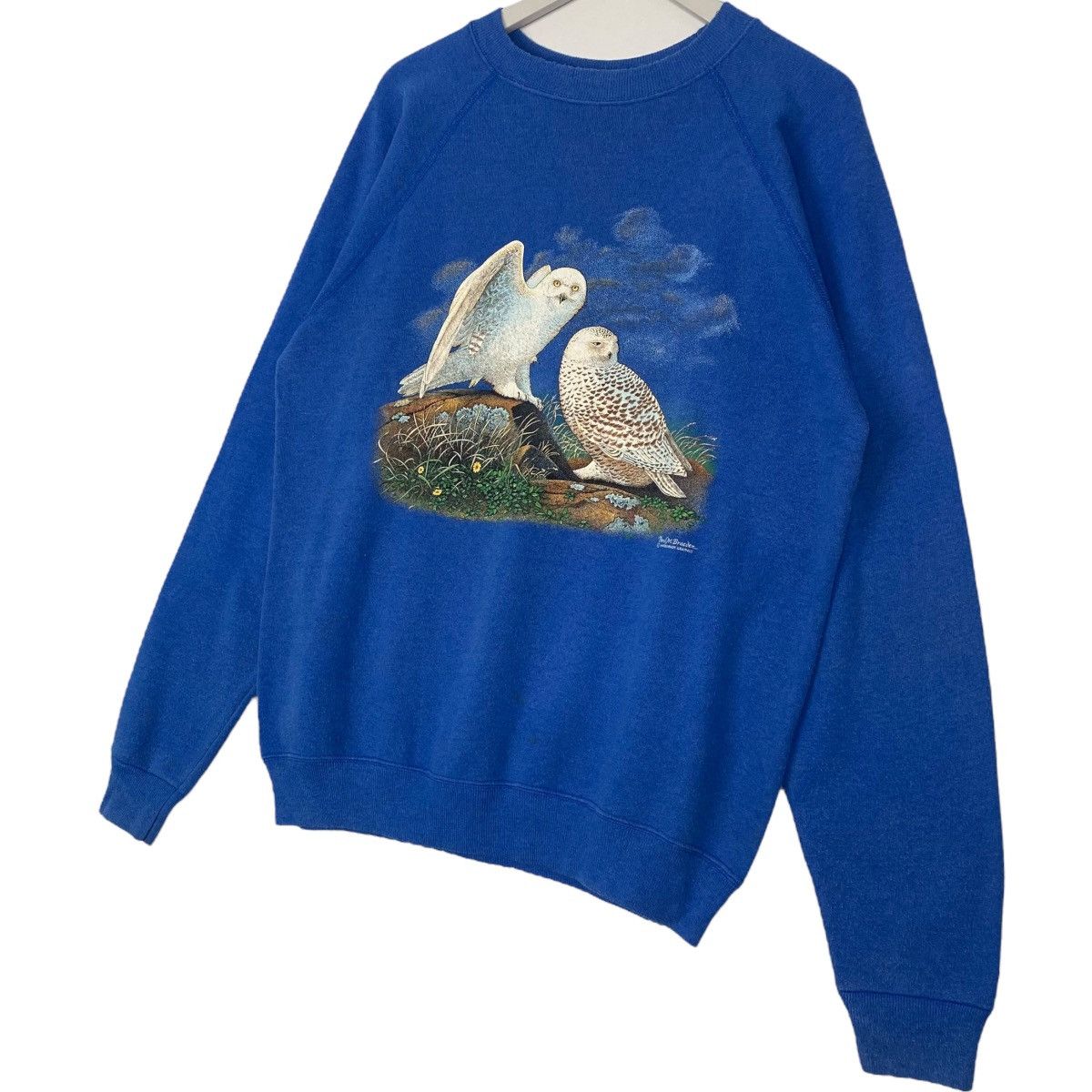 Other Vintage Hanes Republic Graphic Crewneck Sweatshirt Blue SzL Size US L / EU 52-54 / 3 - 2 Thumbnail