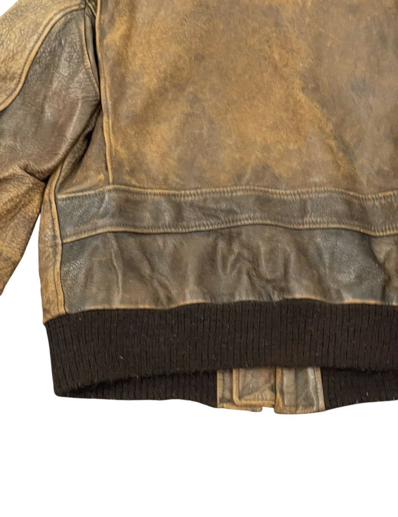Avirex Vtg 80s Avirex USA Typ G2 Raider Leather Jacket Macgyver 2🟦 Size US L / EU 52-54 / 3 - 13 Thumbnail