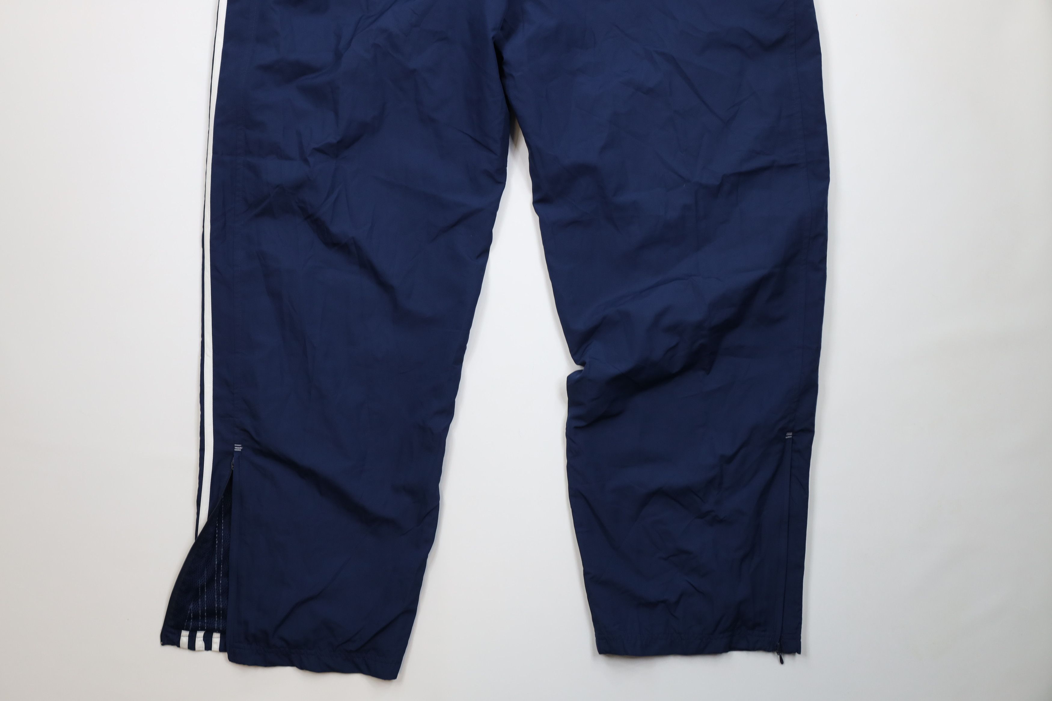Adidas Vintage Y2K 2004 Adidas Lined Wide Leg Windbreaker Pants Size US 40 / EU 56 - 12 Thumbnail