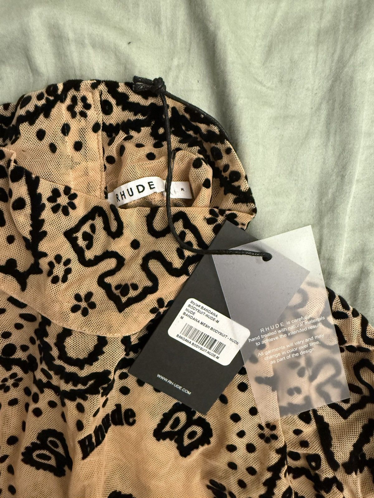 Rhude Rhude Tulle Bodysuit Size M / US 6-8 / IT 42-44 - 2 Thumbnail