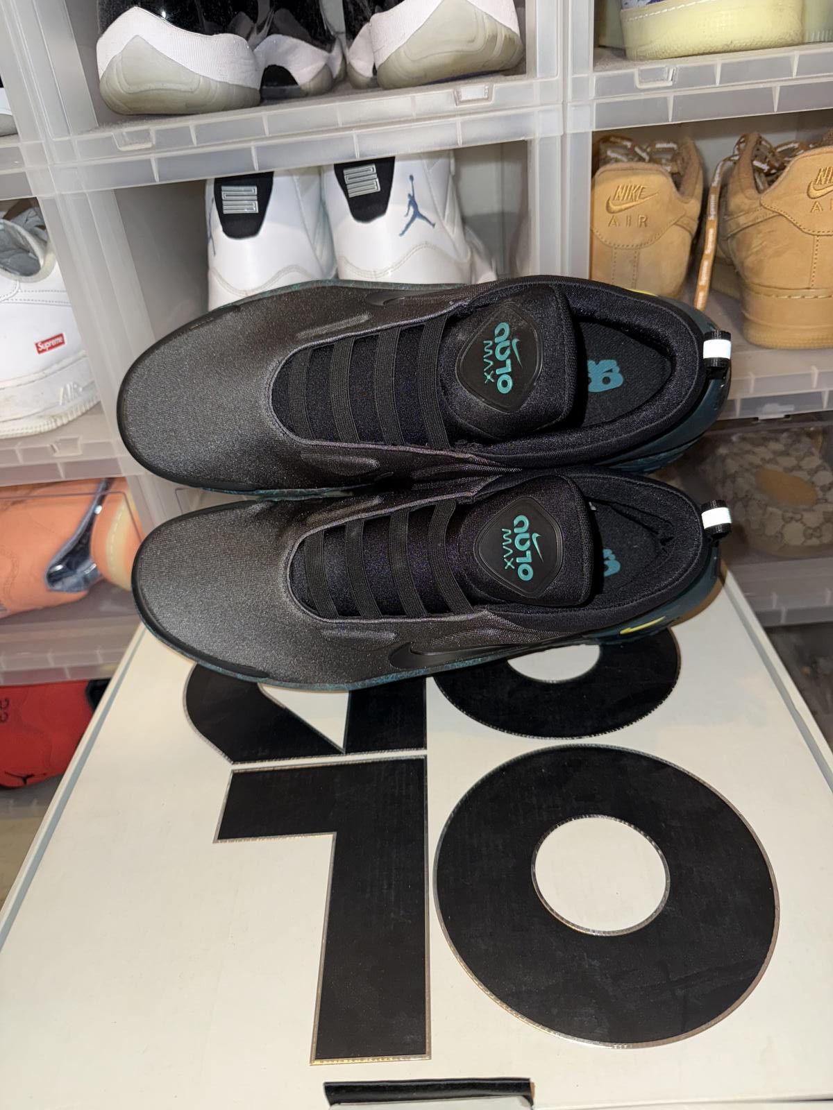 Nike Nike Men’s Adapt Auto Max Black Green Size US 12 / EU 45 - 9 Thumbnail