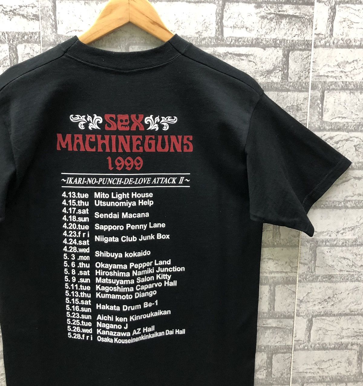 Band Tees Vintage Sex Machineguns 1999 Japanese Heavy Metal Band Tee Size US M / EU 48-50 / 2 - 5 Thumbnail
