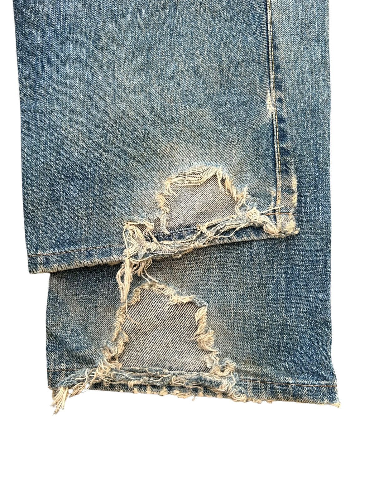 Edwin × If Six Was Nine × Kapital Vtg Edwin Selvedge Distressed Rusty Mudwash Denim Size US 28 / EU 44 - 13 Thumbnail