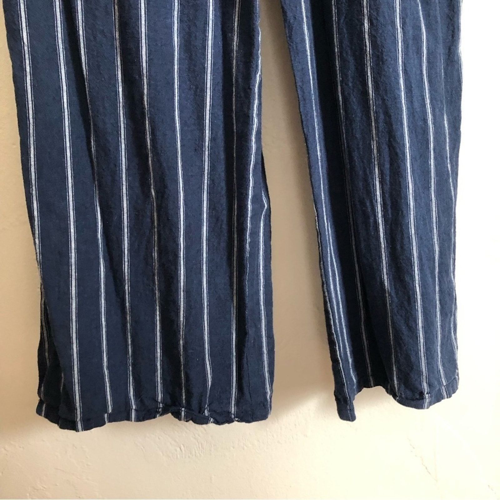 Other Rachel by Rachel Roy Kate Blue White Stripe Romper Jumpsuit Size 28" / US 6 / IT 42 - 8 Thumbnail