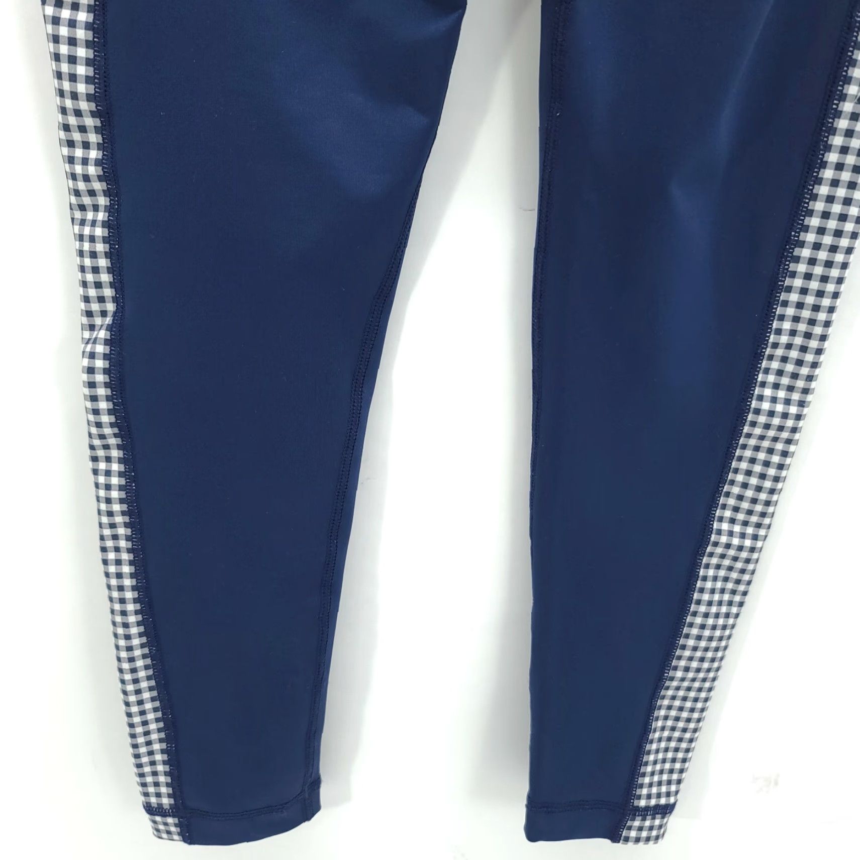 Vineyard Vines VINEYARD VINES Performance Womens Blue Checkered Leggings XXS Leggings Womens XS (2XS) Blue Size 24" / US 00 / IT 34 - 6 Thumbnail