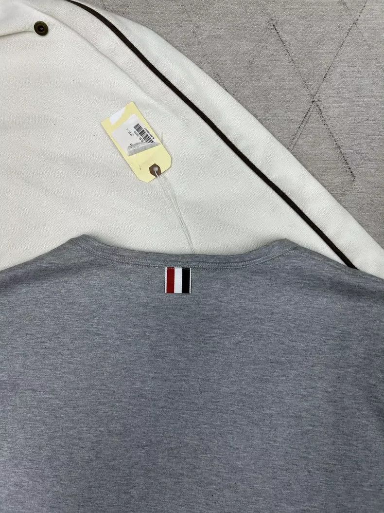 Thom Browne Thom Browne size1 Tri-colored striped T-shirt Size US S / EU 44-46 / 1 - 7 Thumbnail