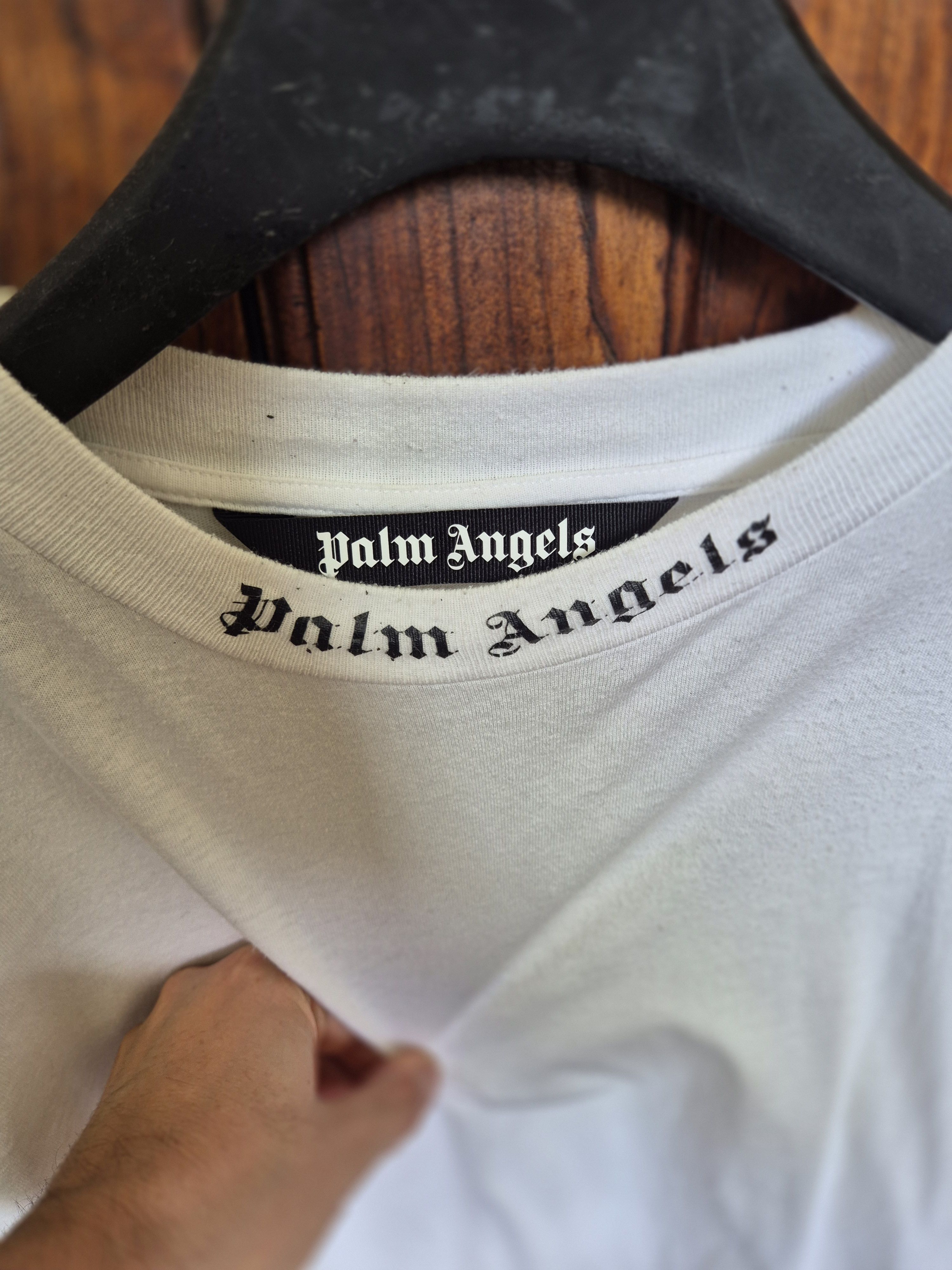 Palm Angels Back logo neck print Size US S / EU 44-46 / 1 - 2 Thumbnail
