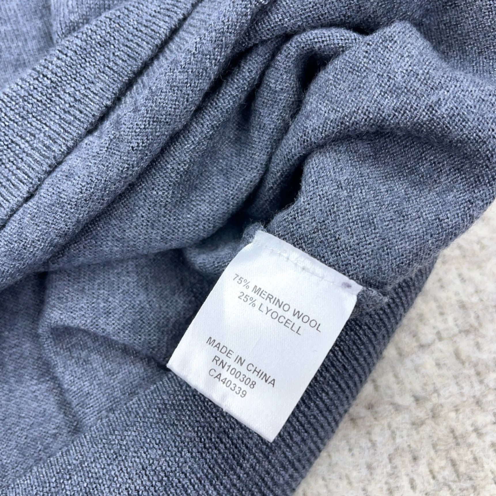 Peter Millar Peter Millar Sweater Vest Men Large Blue Knit Quarter Zip Mock Neck Size US L / EU 52-54 / 3 - 6 Thumbnail