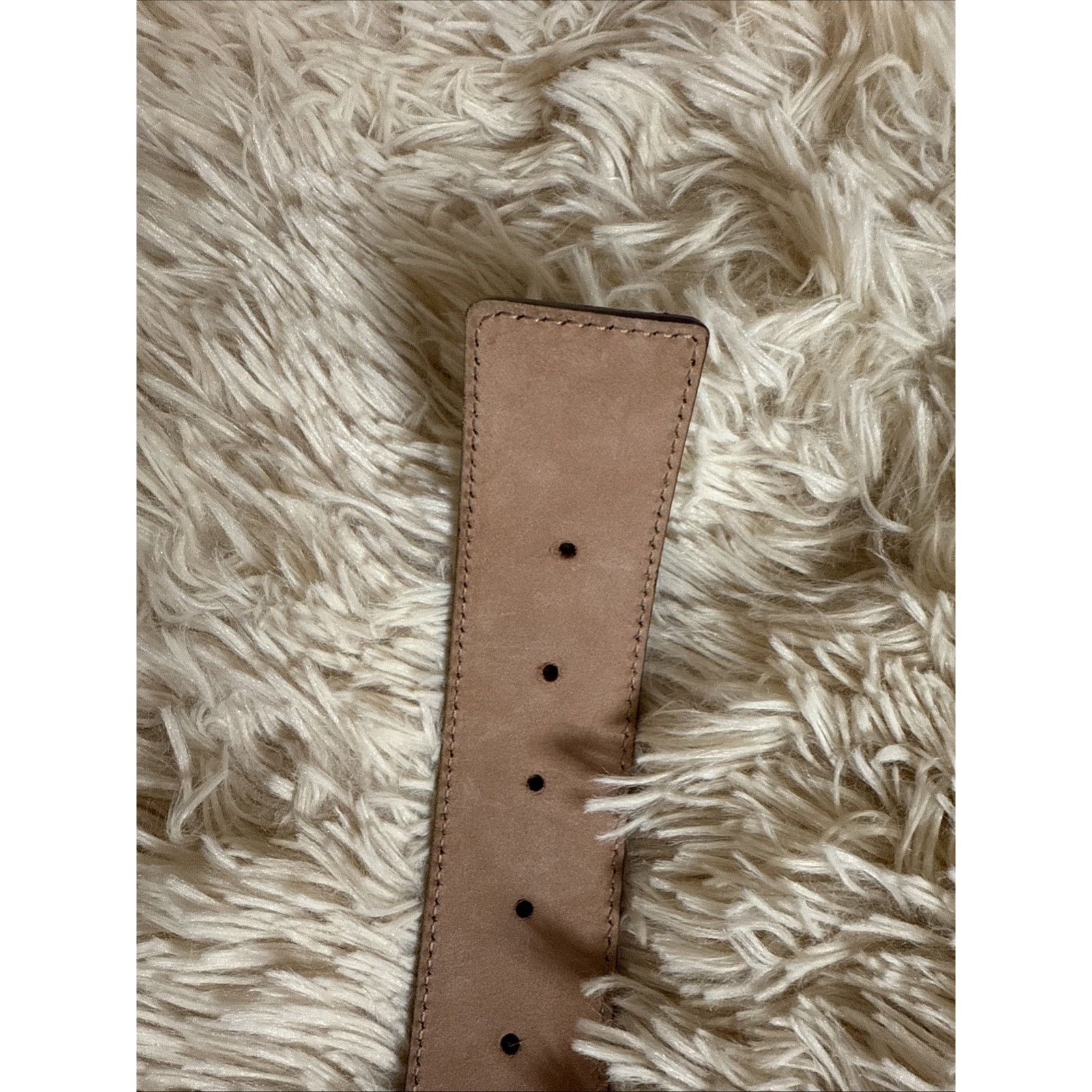 Gucci Men's Gucci Blue GG Supreme Marmont Embossed Leather Belt Size 36 - 16 Thumbnail