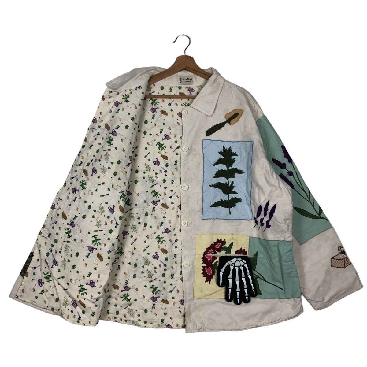 Hysteric Glamour 🔥90’s Bomber Jacket Full Print Patch Magic Cartoon Size US L / EU 52-54 / 3 - 9 Thumbnail