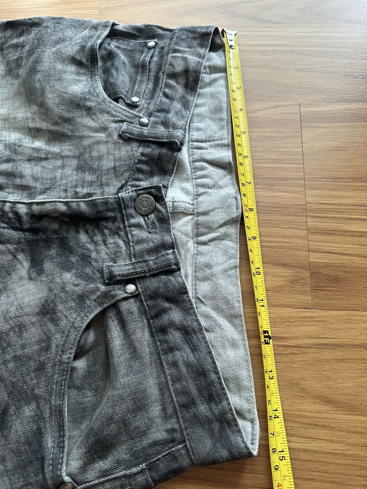 Le Grande Bleu (L.G.B.) Tornado Mart Japan Flare Mud Wash Denim Pant Size US 30 / EU 46 - 21 Thumbnail