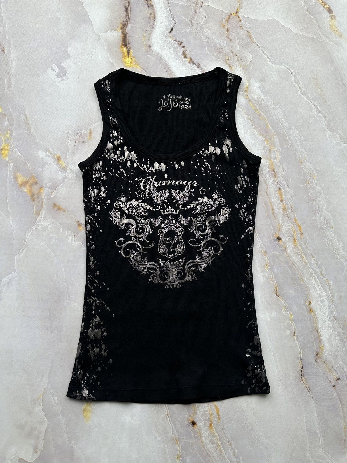 Japanese Brand Vintage Printed Tank Top Size XS / US 0-2 / IT 36-38 - 1 Thumbnail
