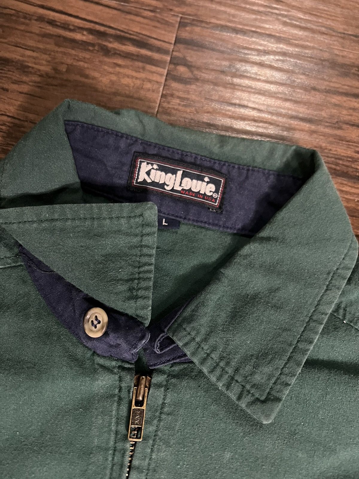 Vintage Vintage Collar Zip Up Size US L / EU 52-54 / 3 - 5 Thumbnail