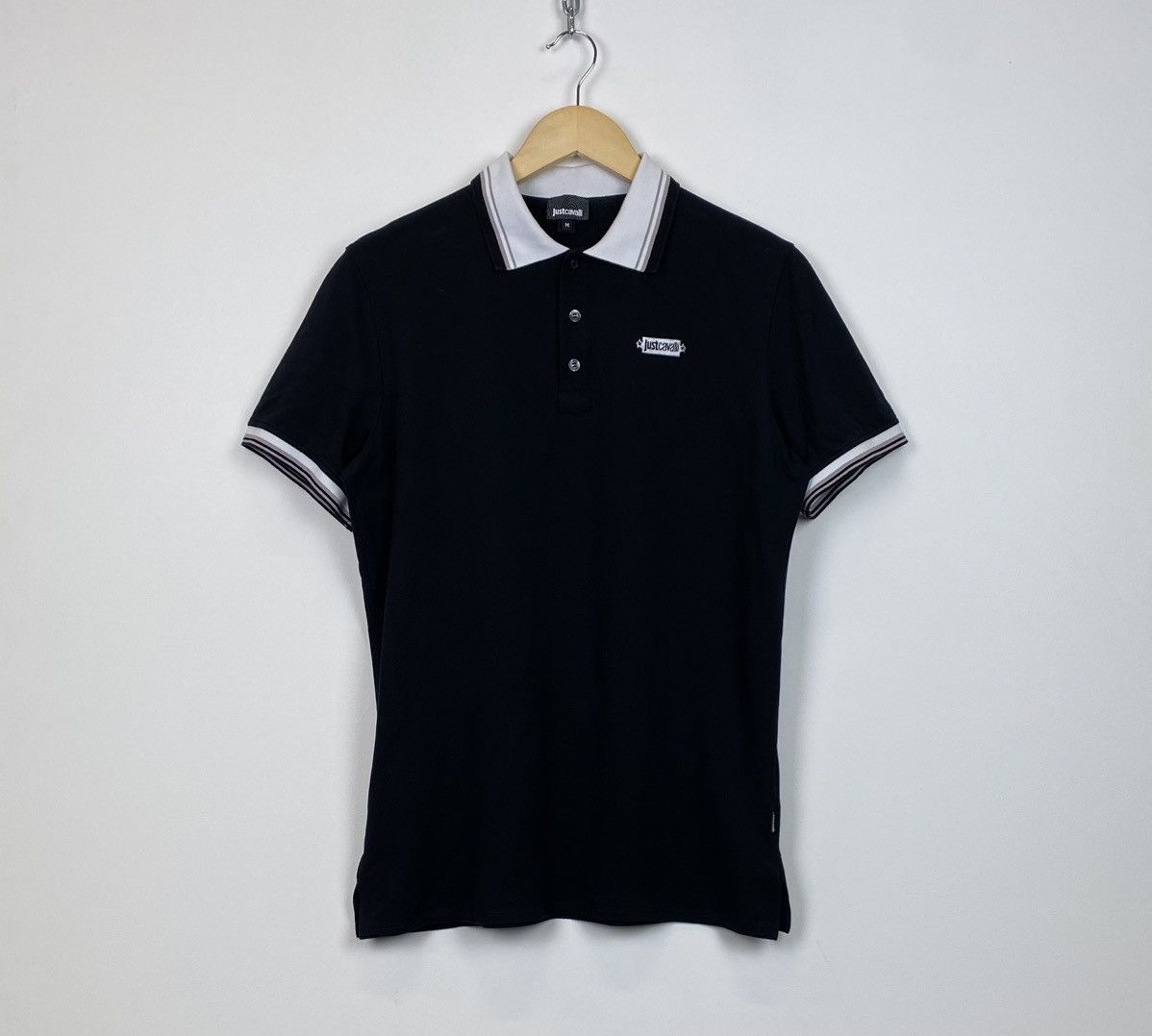 Just Cavalli Just Cavalli Polo Buttons Shirt Men’s M Black Short Sleeve Size US M / EU 48-50 / 2 - 1 Thumbnail