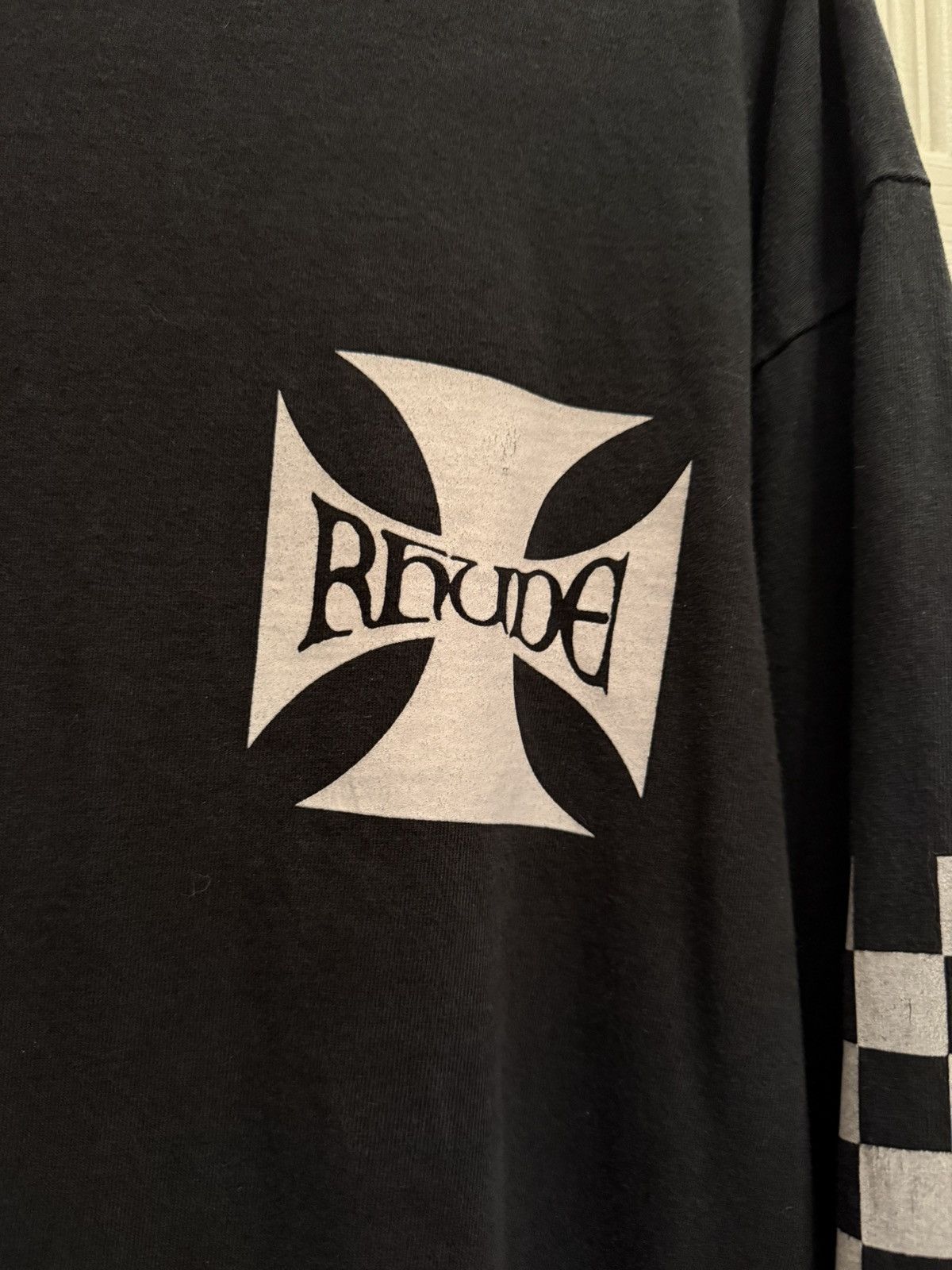 Rhude Rhude Classic Checkers Long Sleeve T-Shirt Size US S / EU 44-46 / 1 - 3 Thumbnail