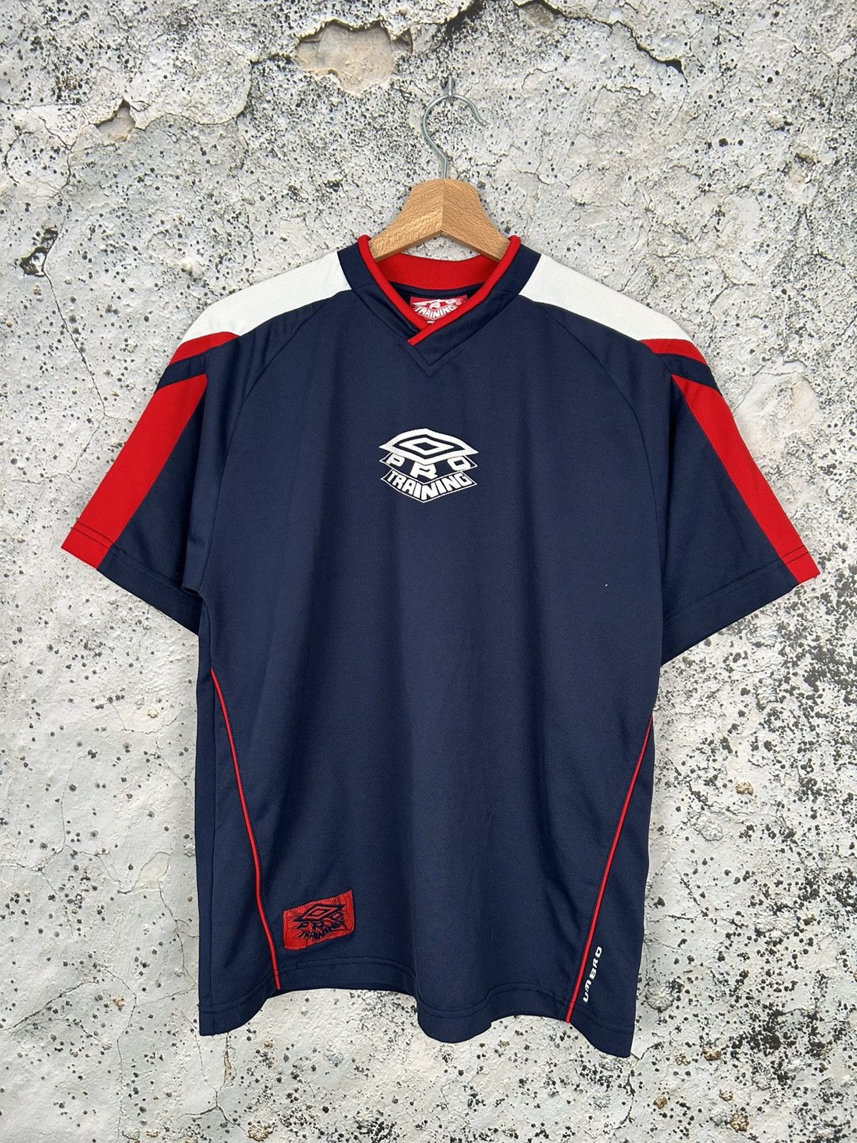 Umbro Vintage Umbro Pro Training Jersey Football Sport 90s Size US M / EU 48-50 / 2 - 1 Thumbnail