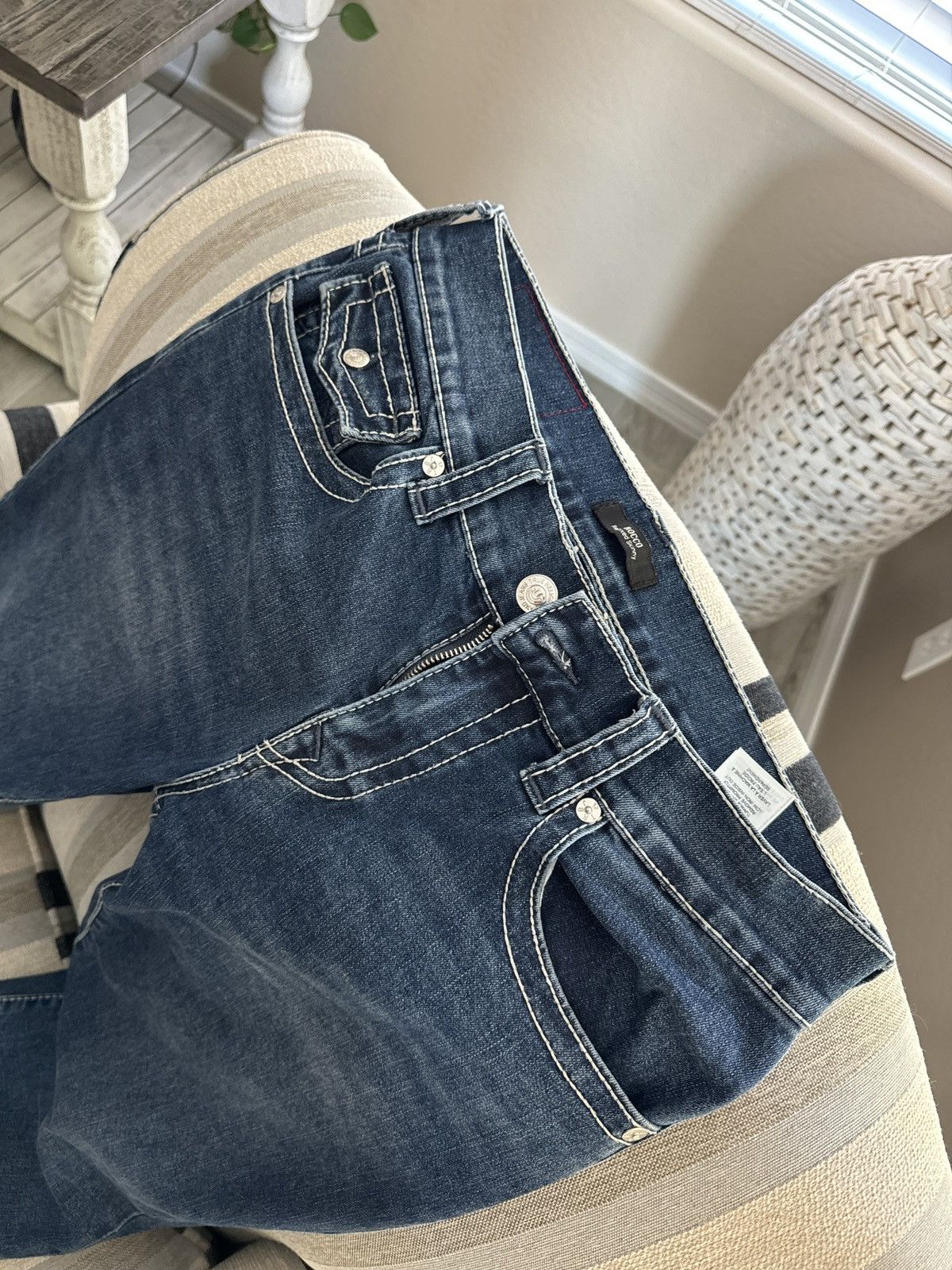 True Religion True Religion Blue Rocco Jeans ‼️ Size US 32 / EU 48 - 4 Thumbnail