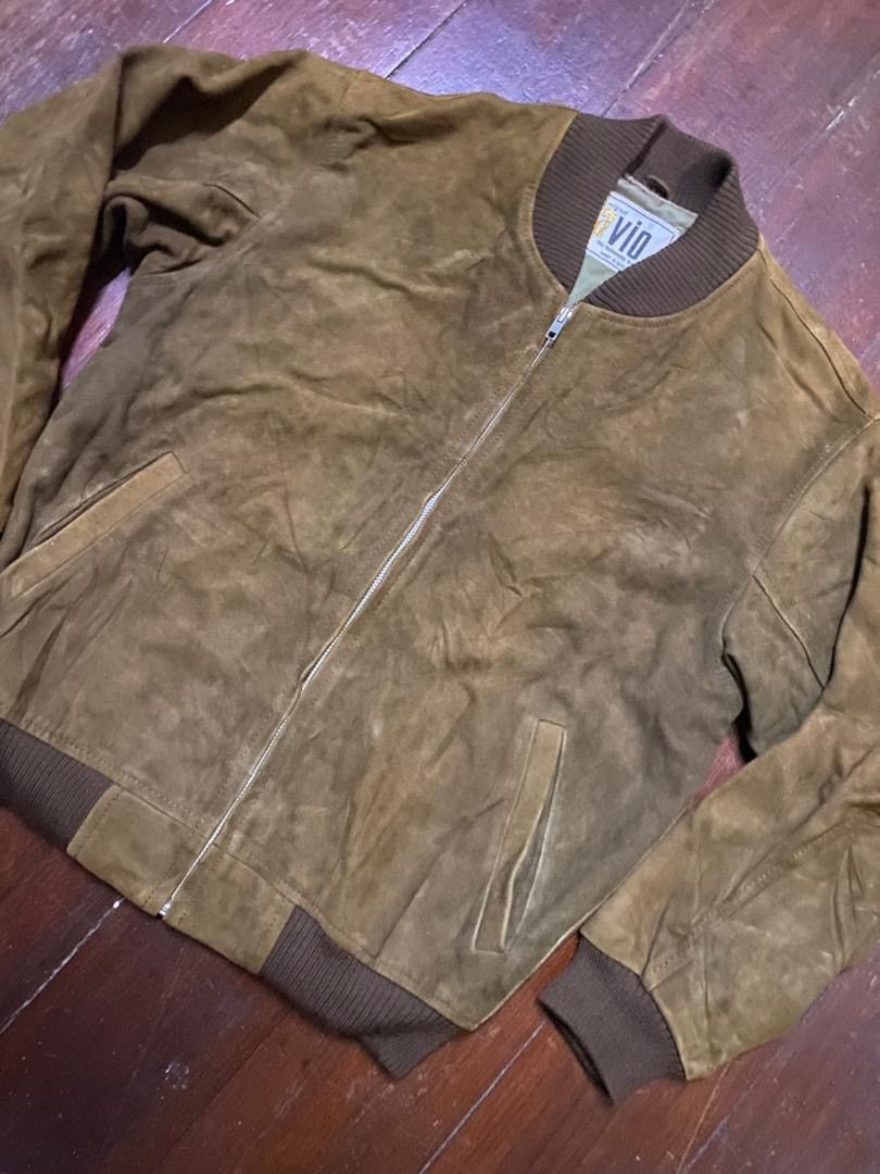Japanese Brand × Vintage Suede leather zipper jacket by avio Size US M / EU 48-50 / 2 - 2 Thumbnail