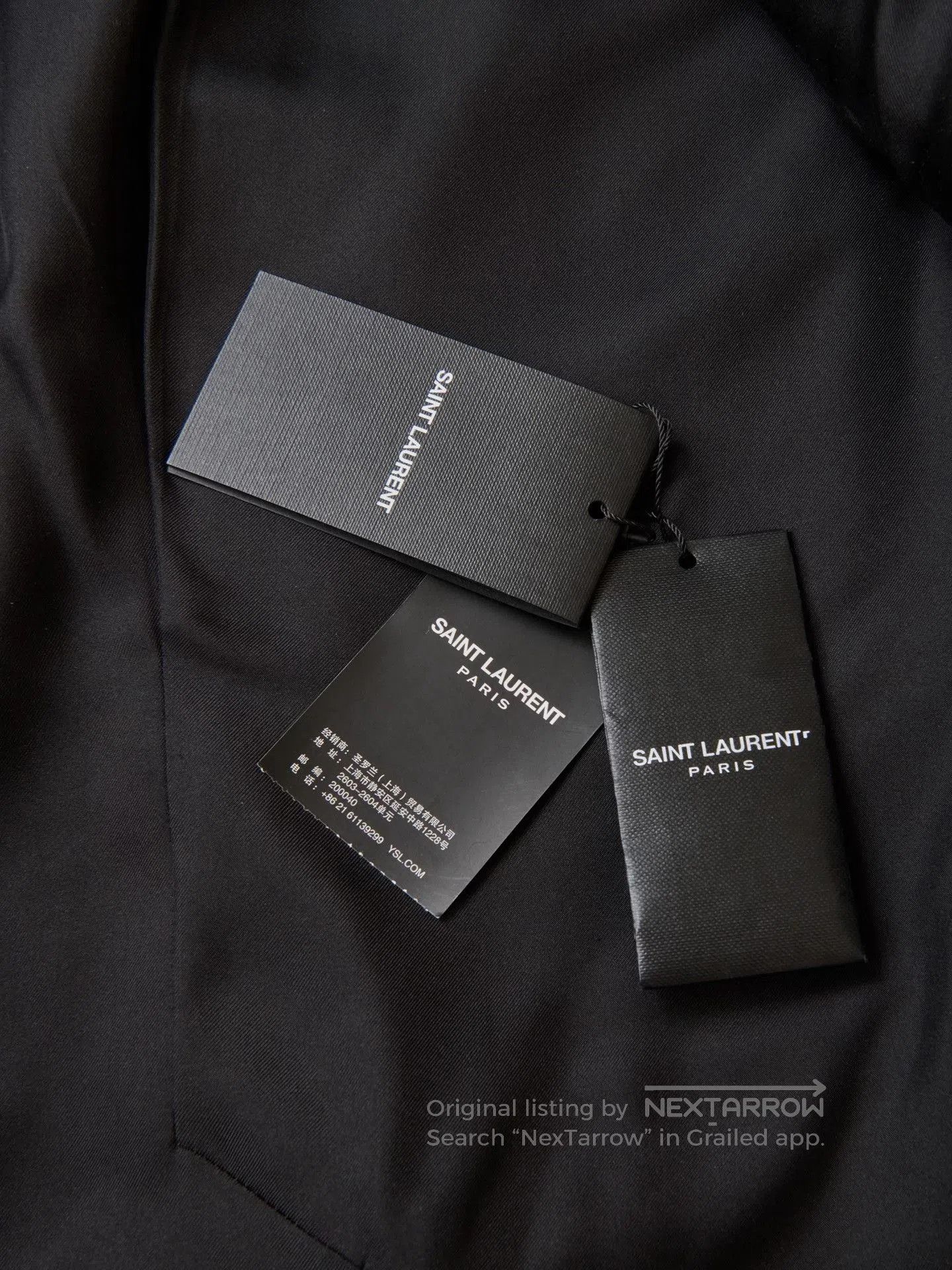 Saint Laurent Paris YSL 2020 Black Corduroy Blazer. Size M / US 6-8 / IT 42-44 - 9 Thumbnail