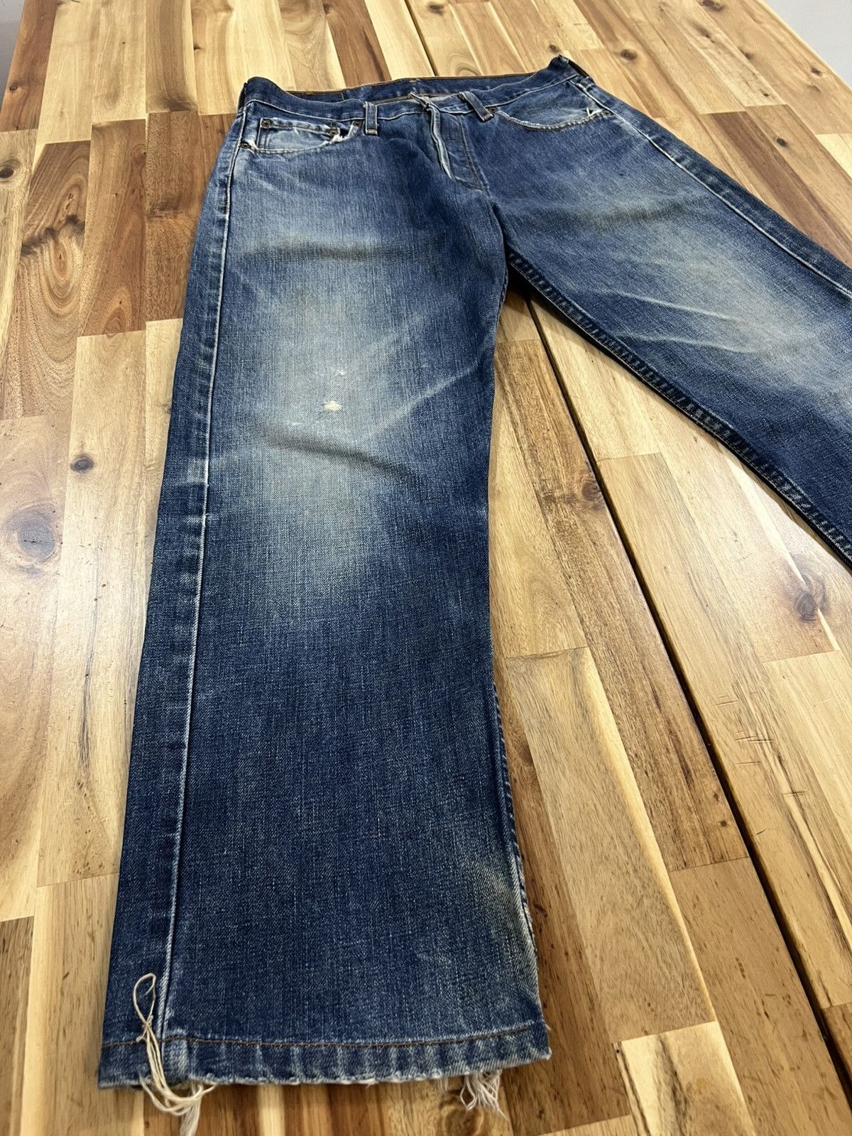 Levi's Vintage 90’s Levis 502 Button J09 Denim Jeans Size US 32 / EU 48 - 2 Thumbnail