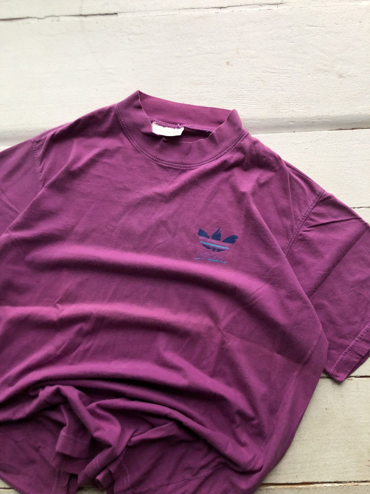 Adidas Very Vintage Adidas 90s Oversized Shirt Size US M / EU 48-50 / 2 - 2 Thumbnail