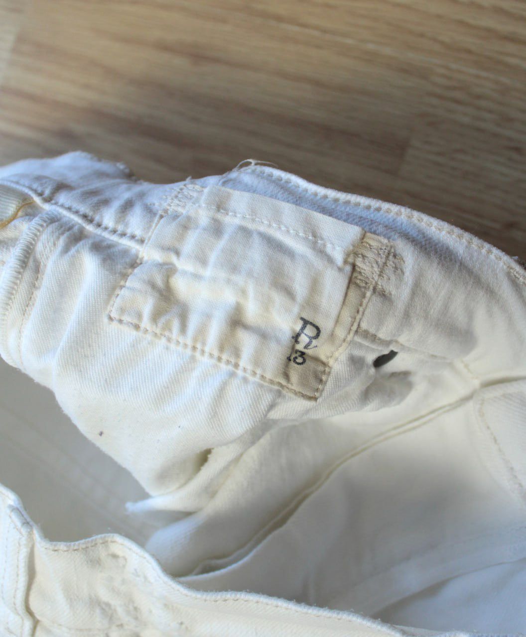 R13 🔥 R13 SS25 Romeo Jean Aerin White Stretch Denim Pants Jeans Size 28" / US 6 / IT 42 - 9 Thumbnail