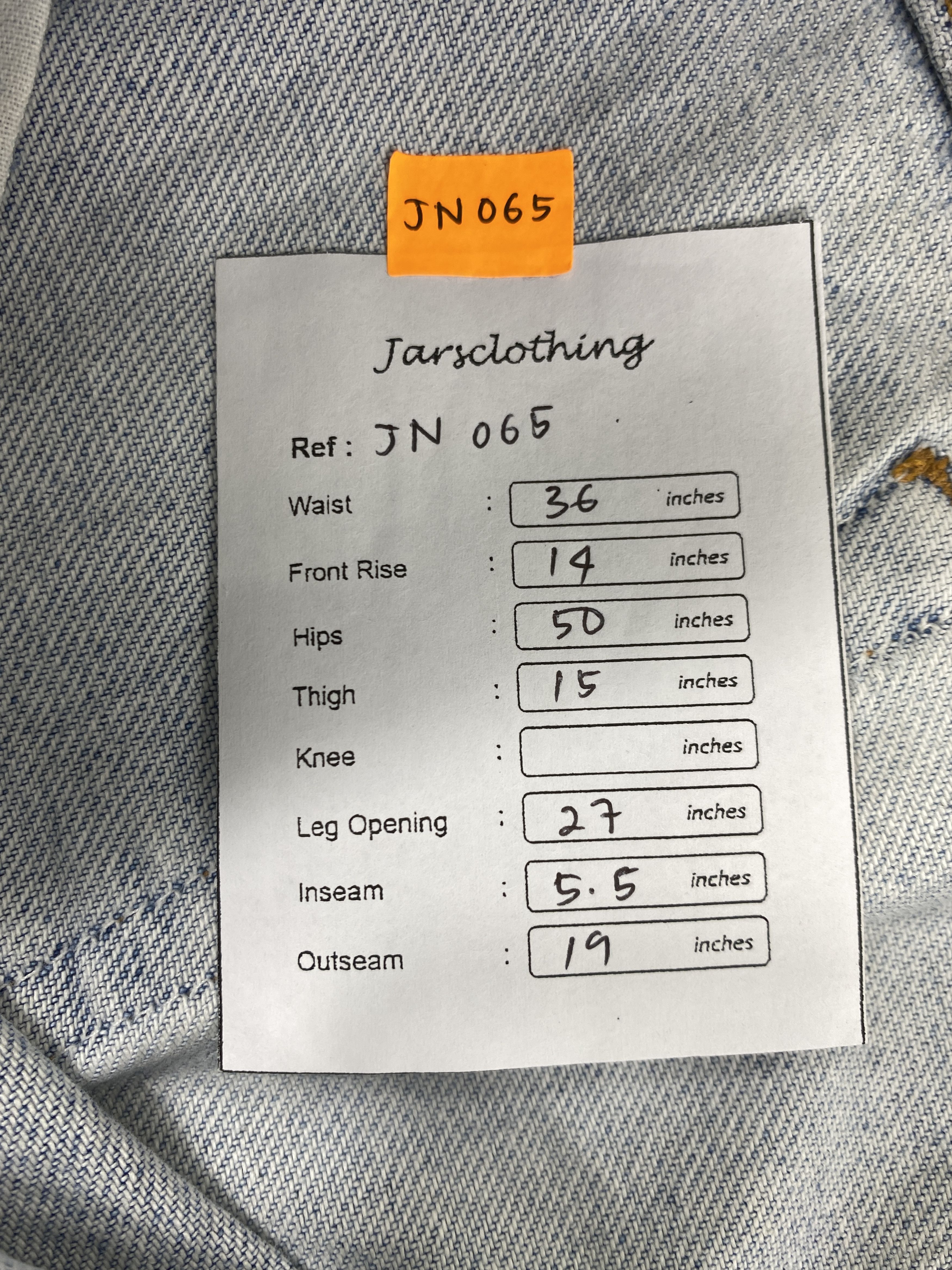 Levi's Vintage Levi's Light Wash Denim 36 x 5.5 -JN065 Size US 36 / EU 52 - 5 Thumbnail