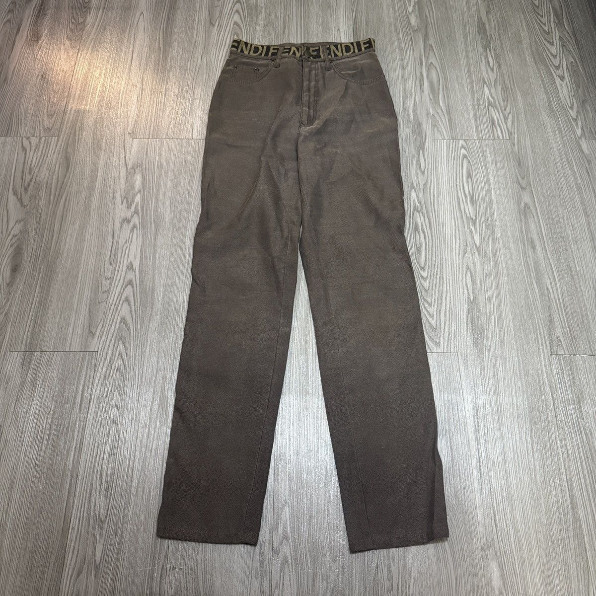 Fendi Fendi Taped Belt Pants Size 26" / US 2 / IT 38 - 1 Thumbnail