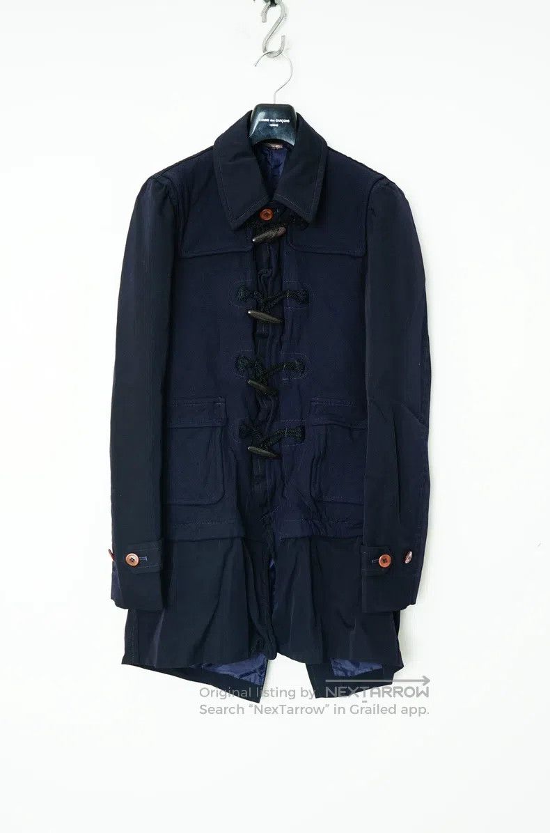Comme des Garcons Comme Des Garcons Pleated Front Horn-Button Jacket Size US S / EU 44-46 / 1 - 1 Thumbnail