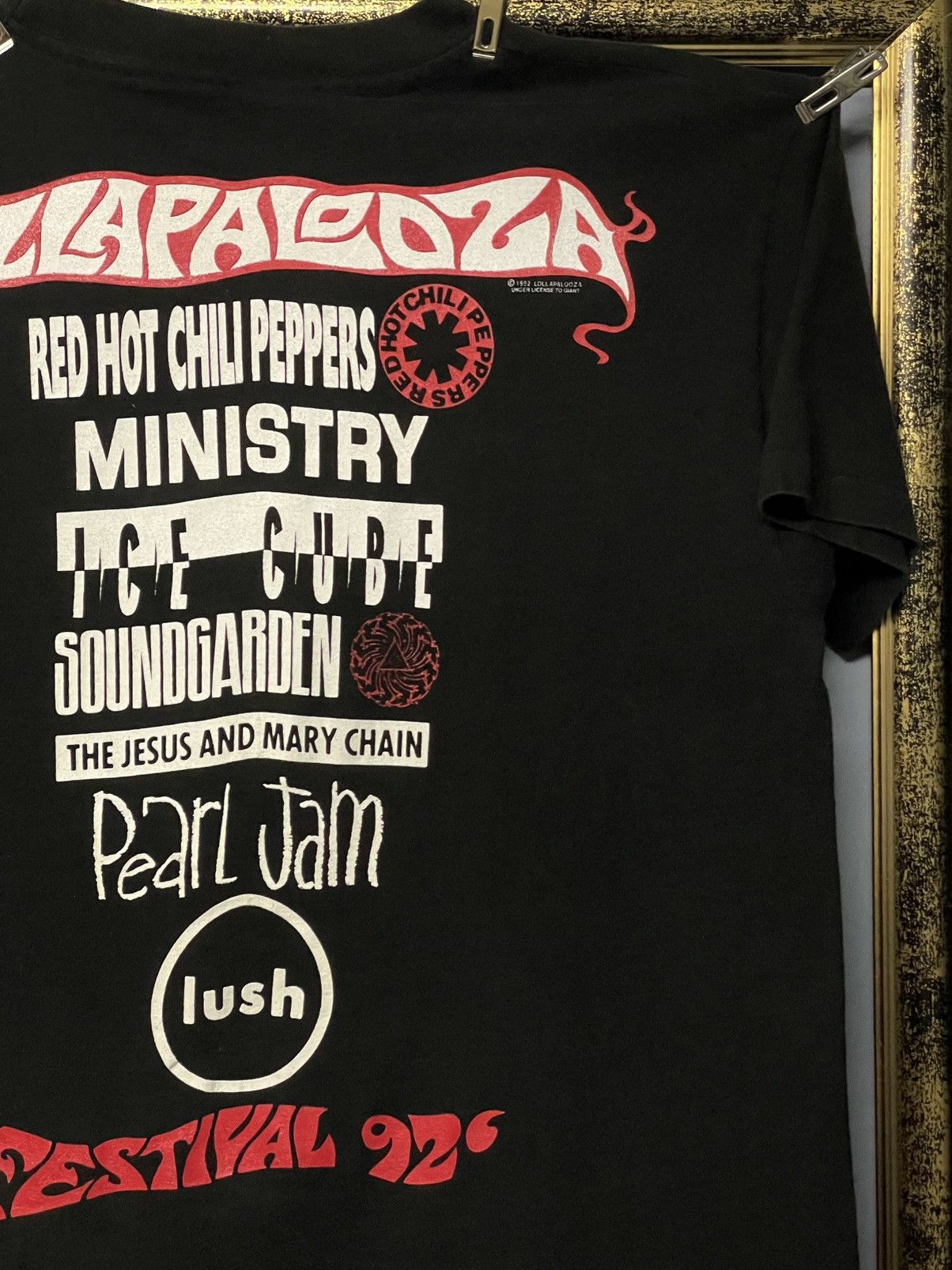 Vintage Vintage 1992 Lollapaloza Festival Og Line Up Single Stitch Size US L / EU 52-54 / 3 - 14 Thumbnail