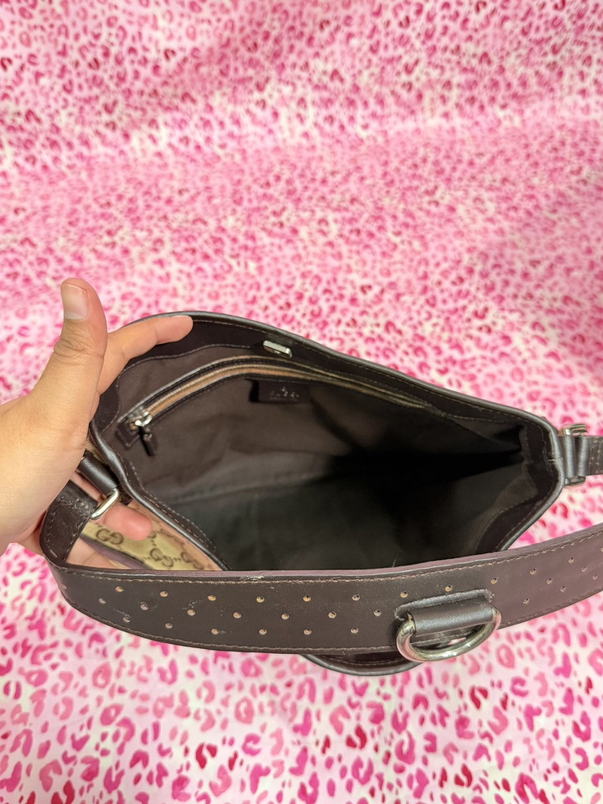 Gucci Gucci GG Logo Sherry Hobo Bag Size ONE SIZE - 4 Thumbnail